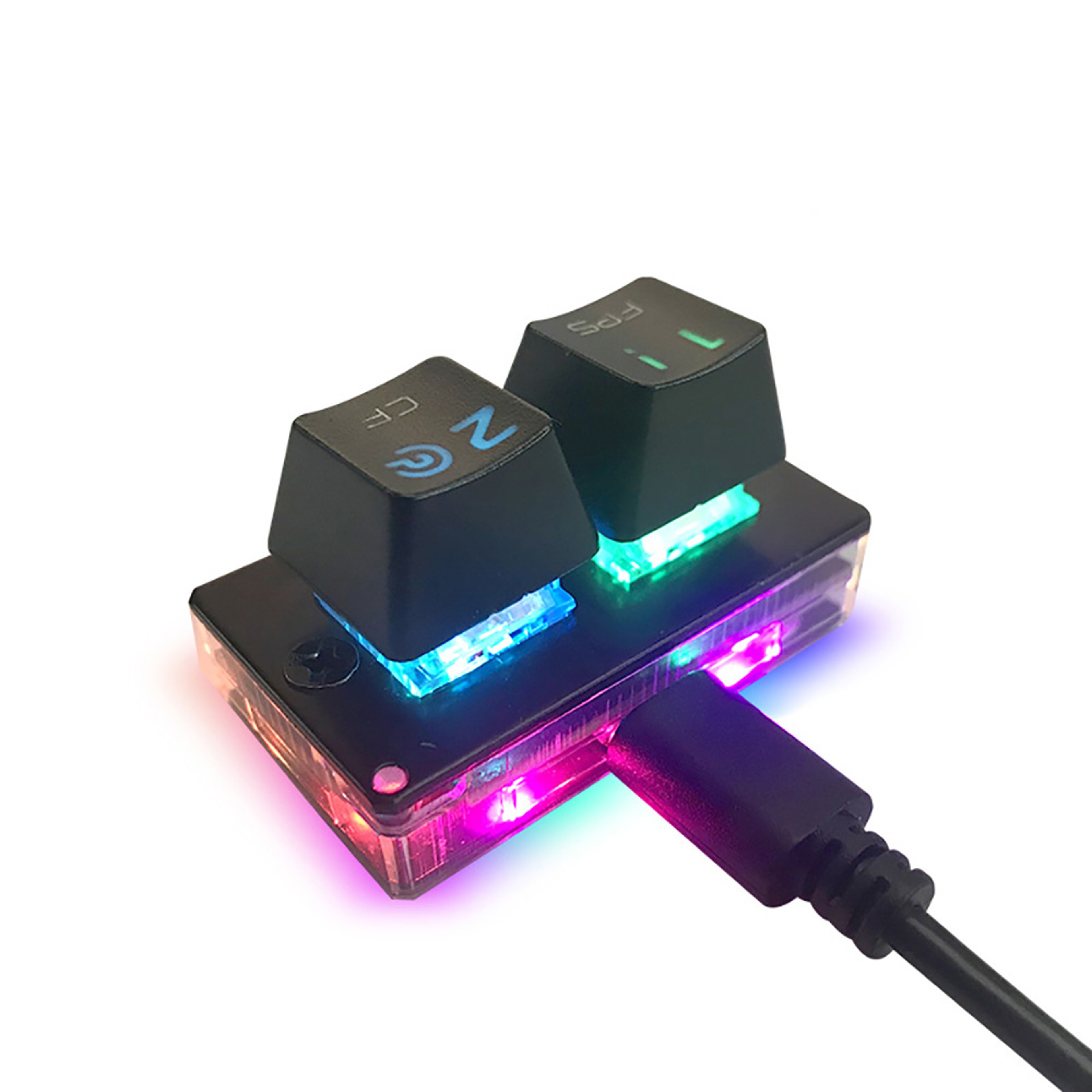 Hot Swap Mechanical Gaming Keypad Key Type C Programmable 0