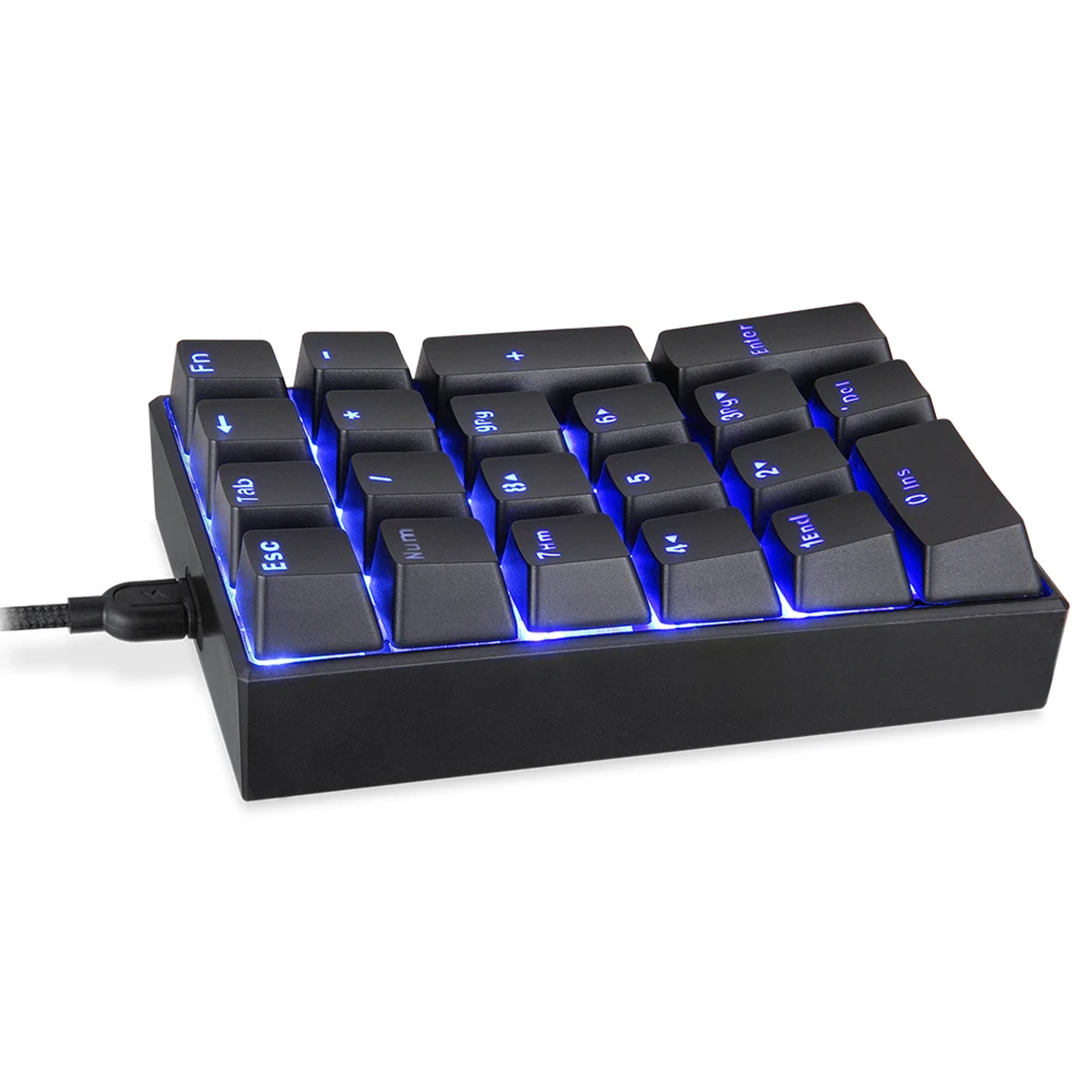 Mechanical Numeric Keypad Key USB Wired Backlit Numpad 2