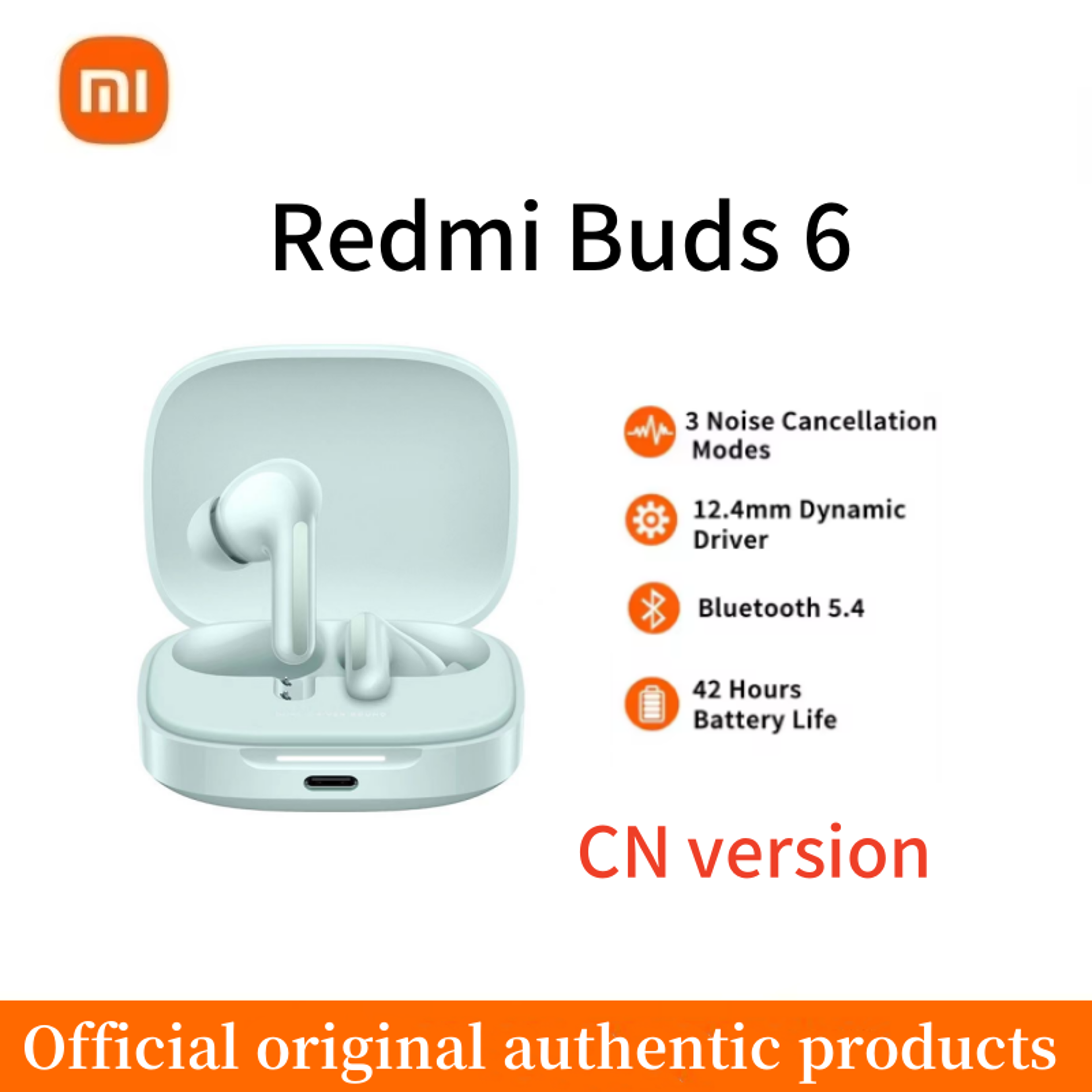 Redmi Buds Wireless Earbuds With ANC Bluetooth And Battery 5