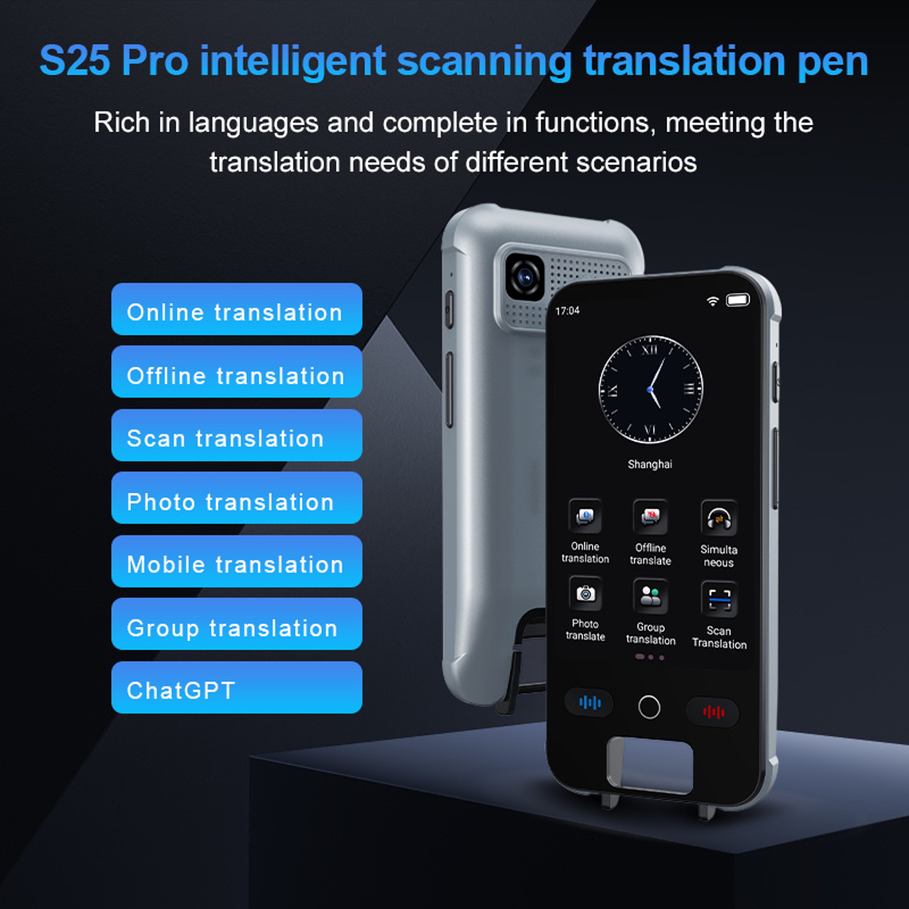 Pro AI Translator Pen With Offline Translation And Real Time Voice Translation 6