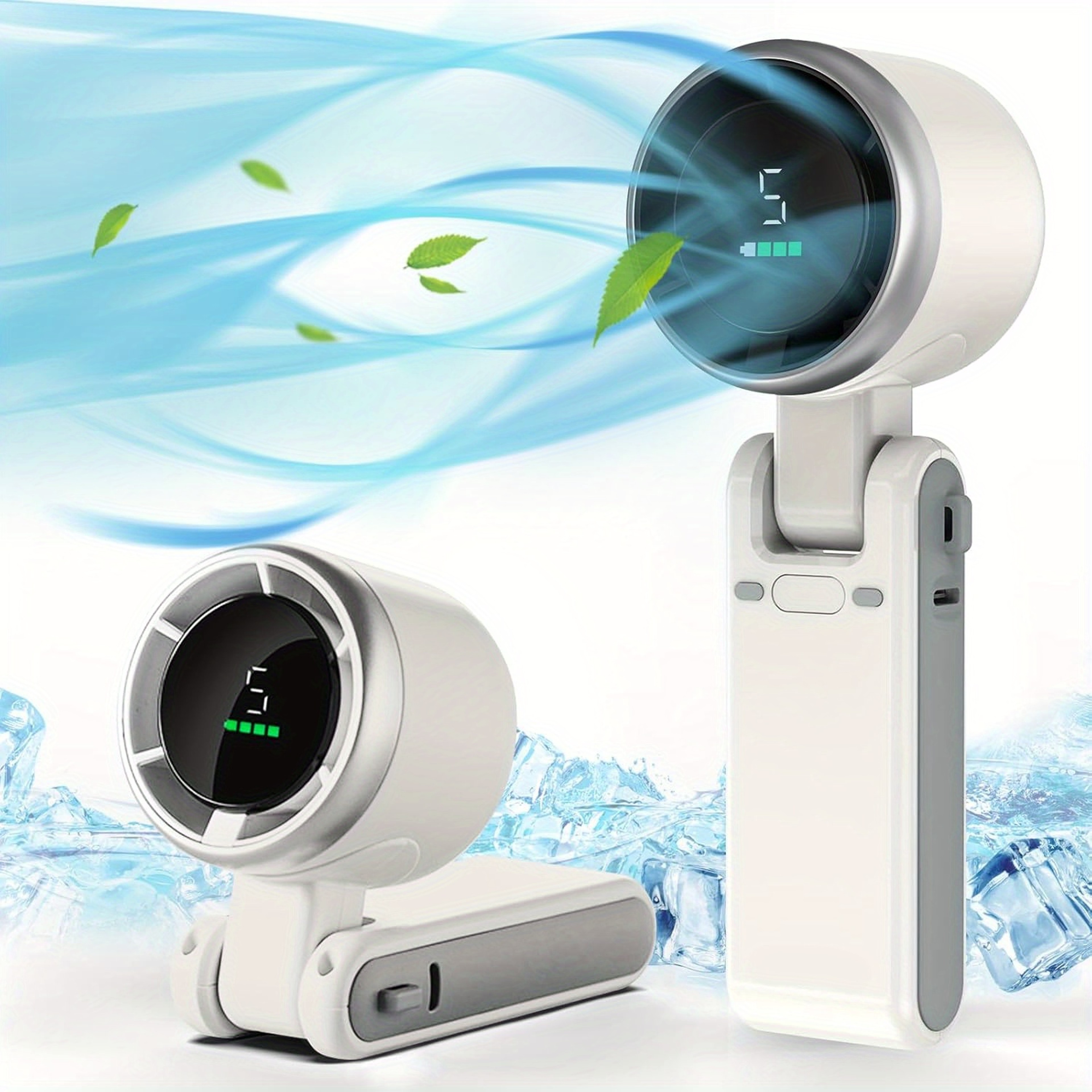 Portable Handheld Fan Rechargeable Mini Travel Fan 0