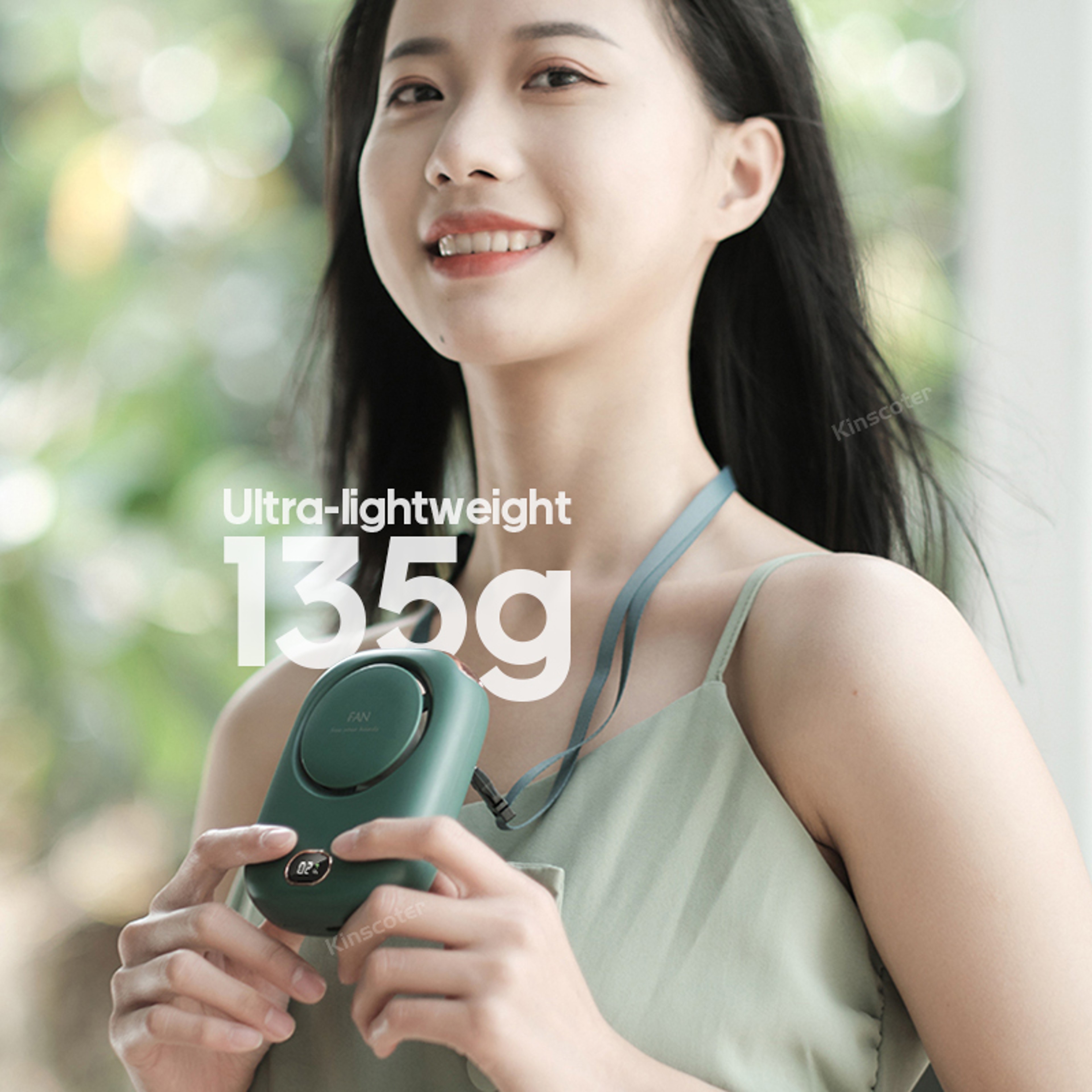 Portable Rechargeable Neck And Waist Fan Speed Personal Cooler 5