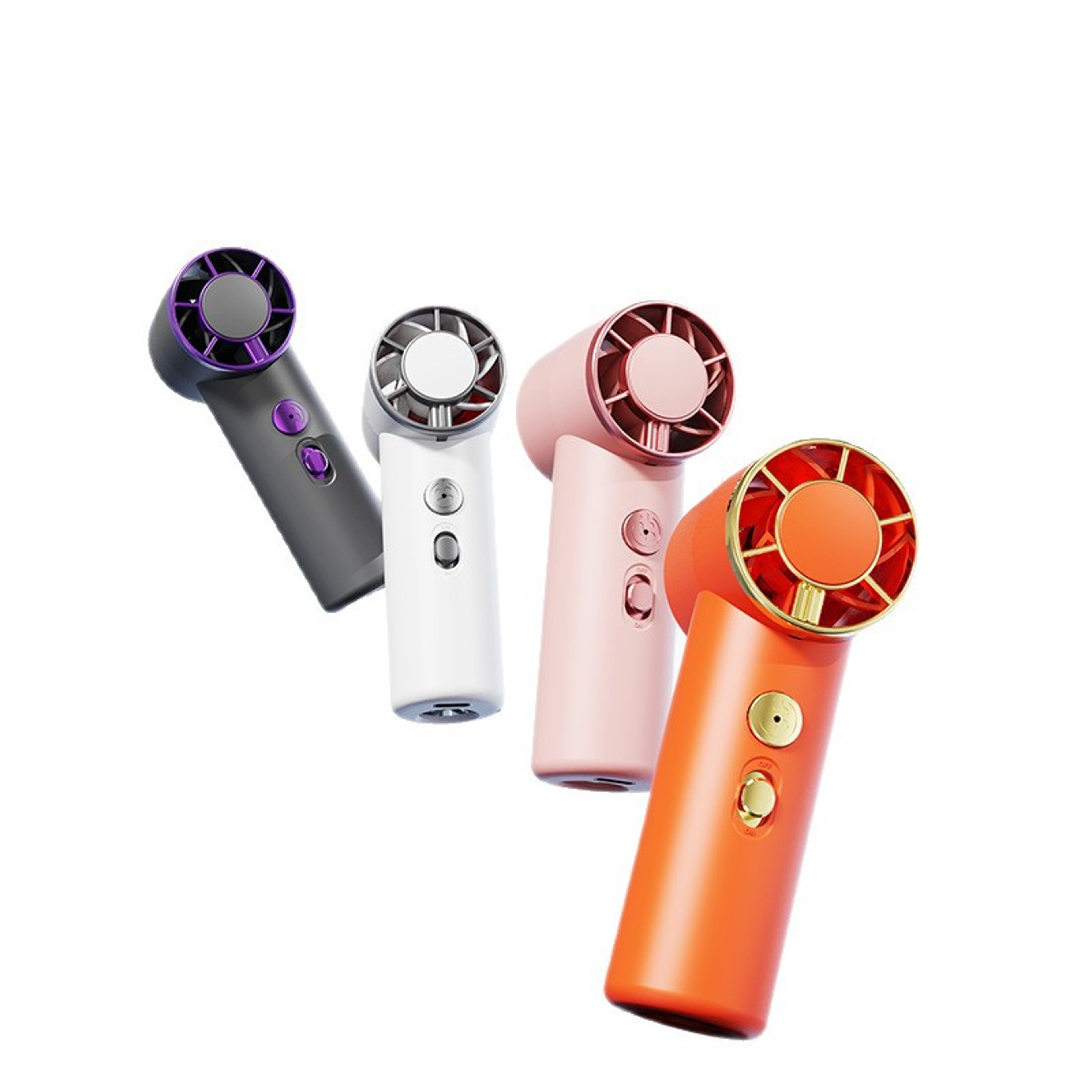 Rechargeable Handheld Fan With Flashlight Mini Travel Fan 0