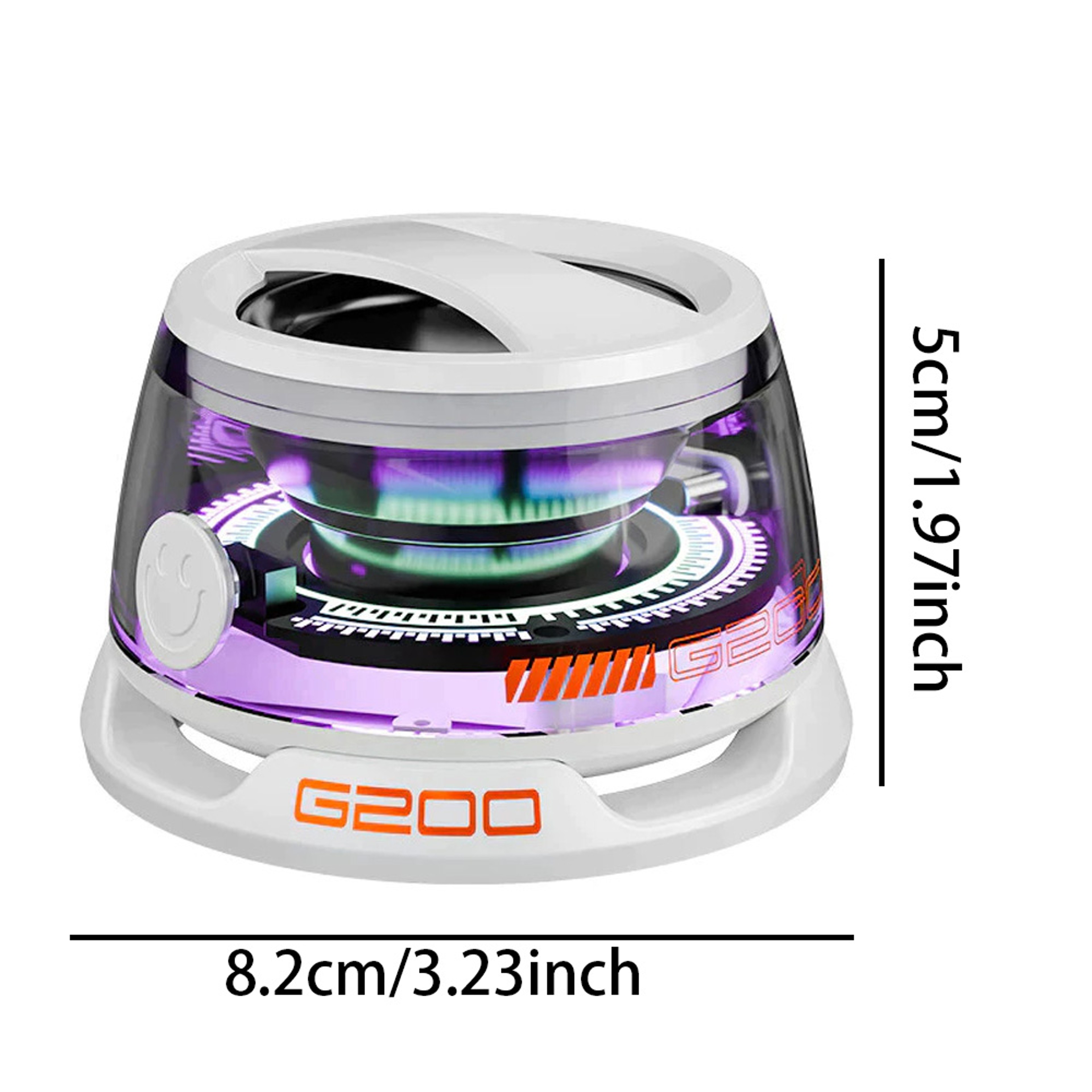 Magnetic Bluetooth Speaker With RGB Lights And Phone Stand 7