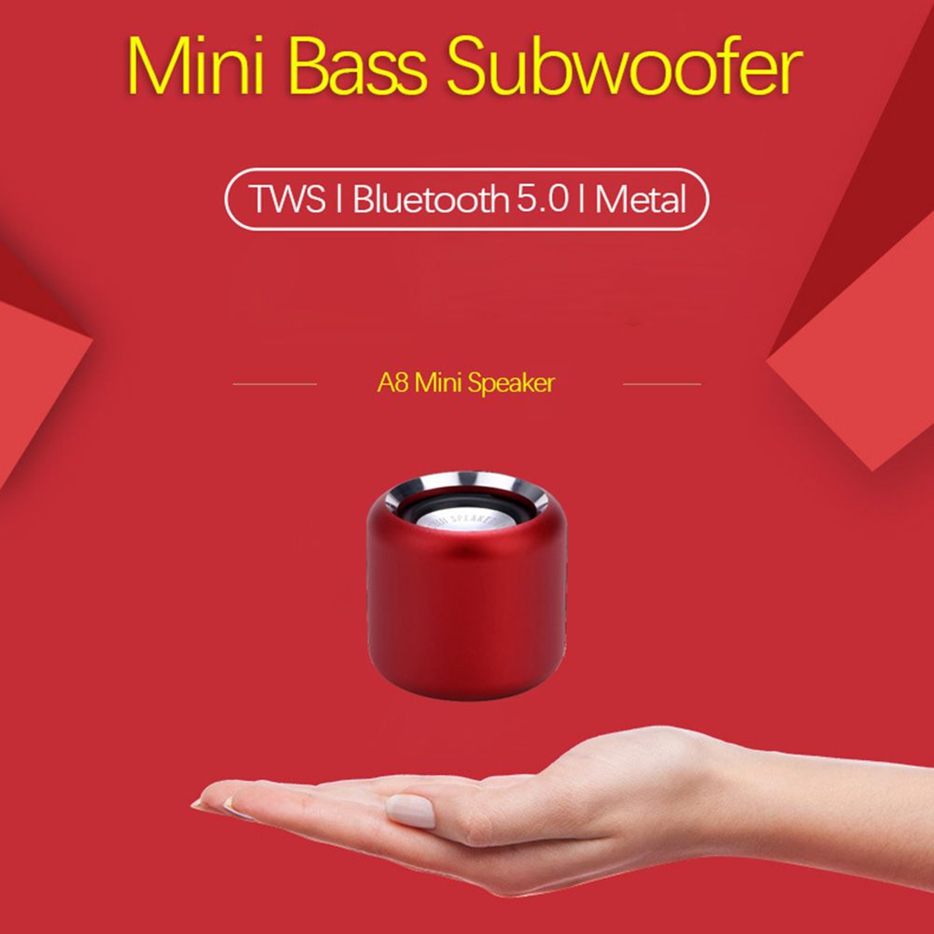 Mini Metal Bluetooth Speaker With HiFi Sound And Bass 2