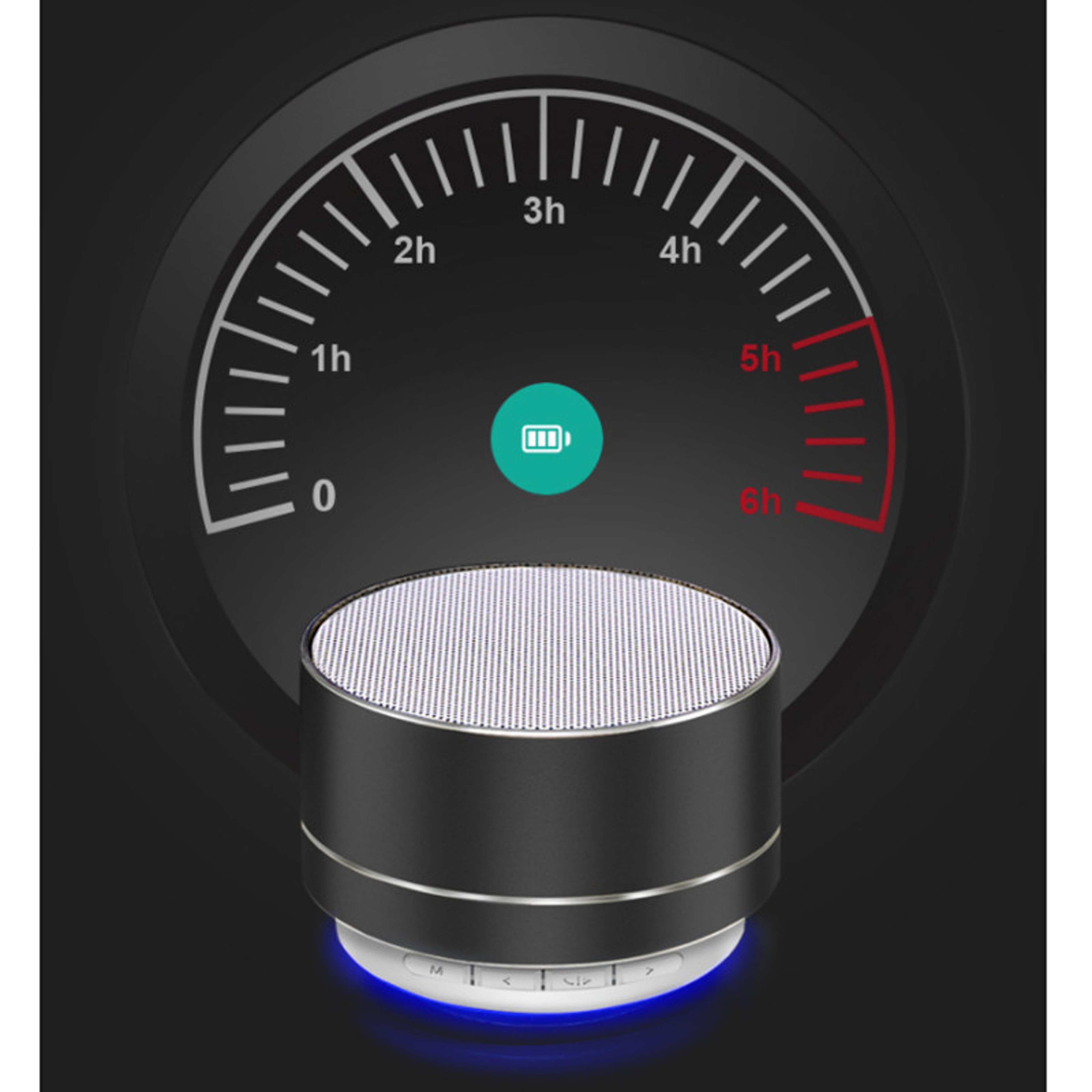 Mini Bluetooth Speaker Portable Wireless Aluminum Alloy Speaker 4