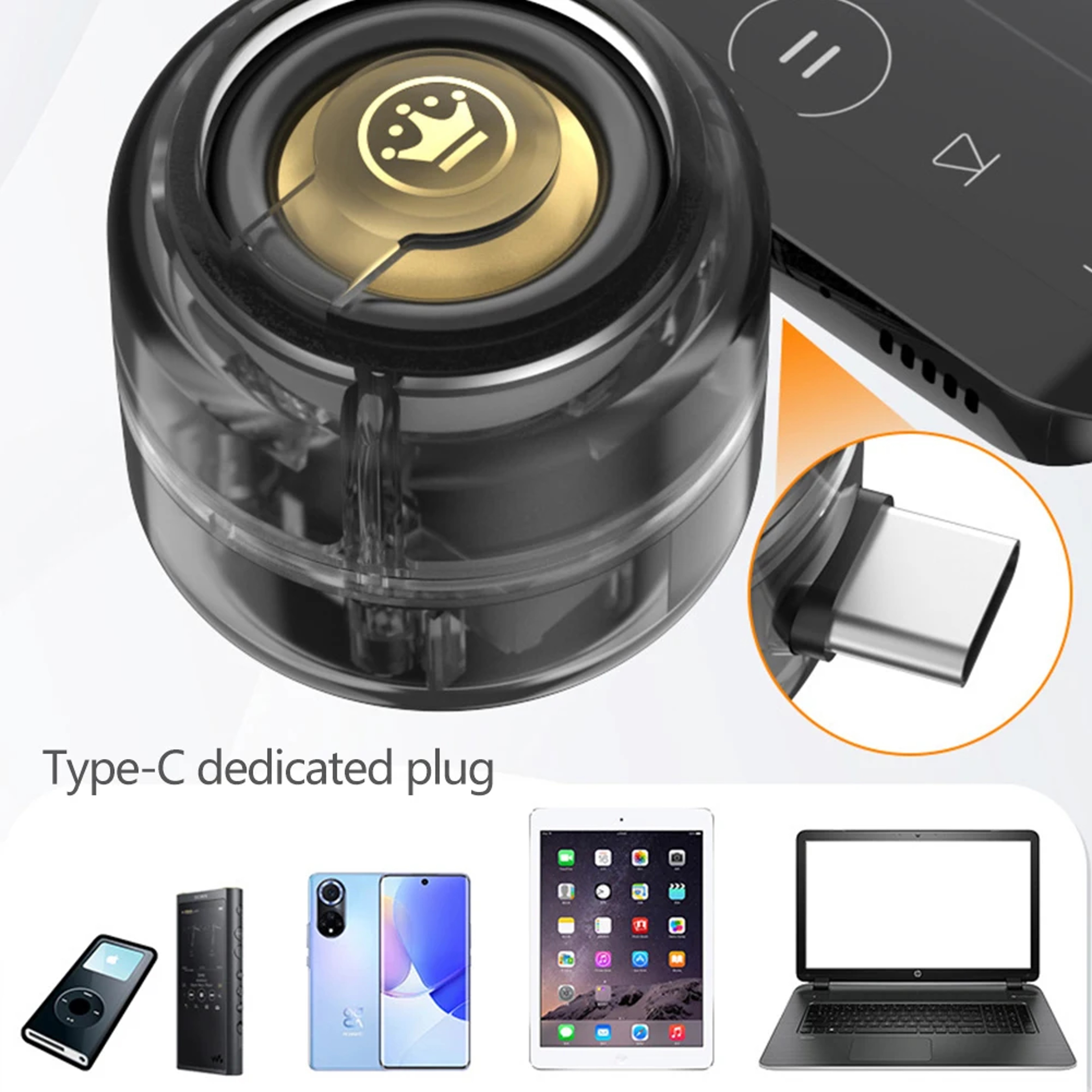 Portable USB C Mini Phone Speaker Plug And Play Sound Amplifier 3
