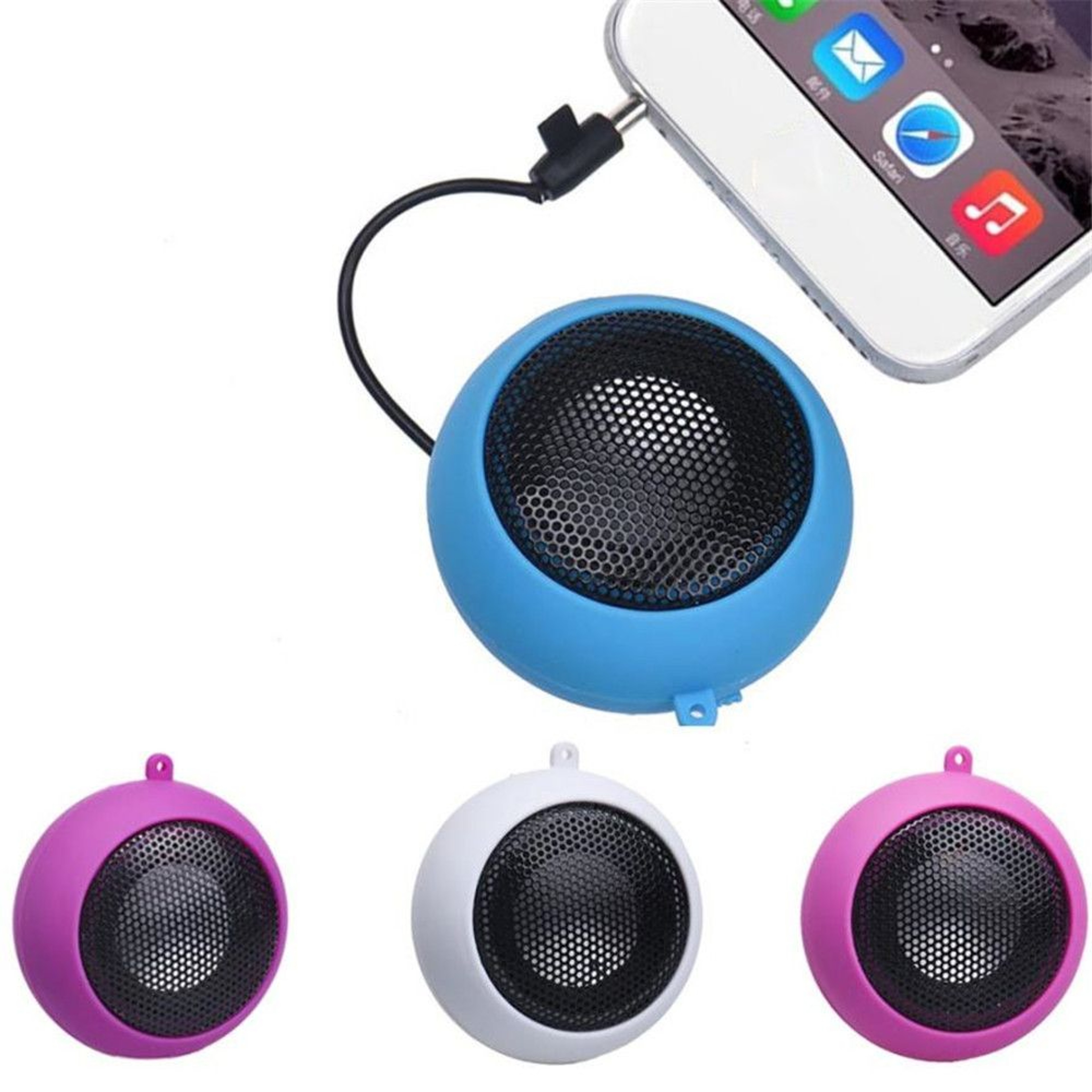 Mini Hamburger Speaker Portable Wired Speaker For Phone PC 3