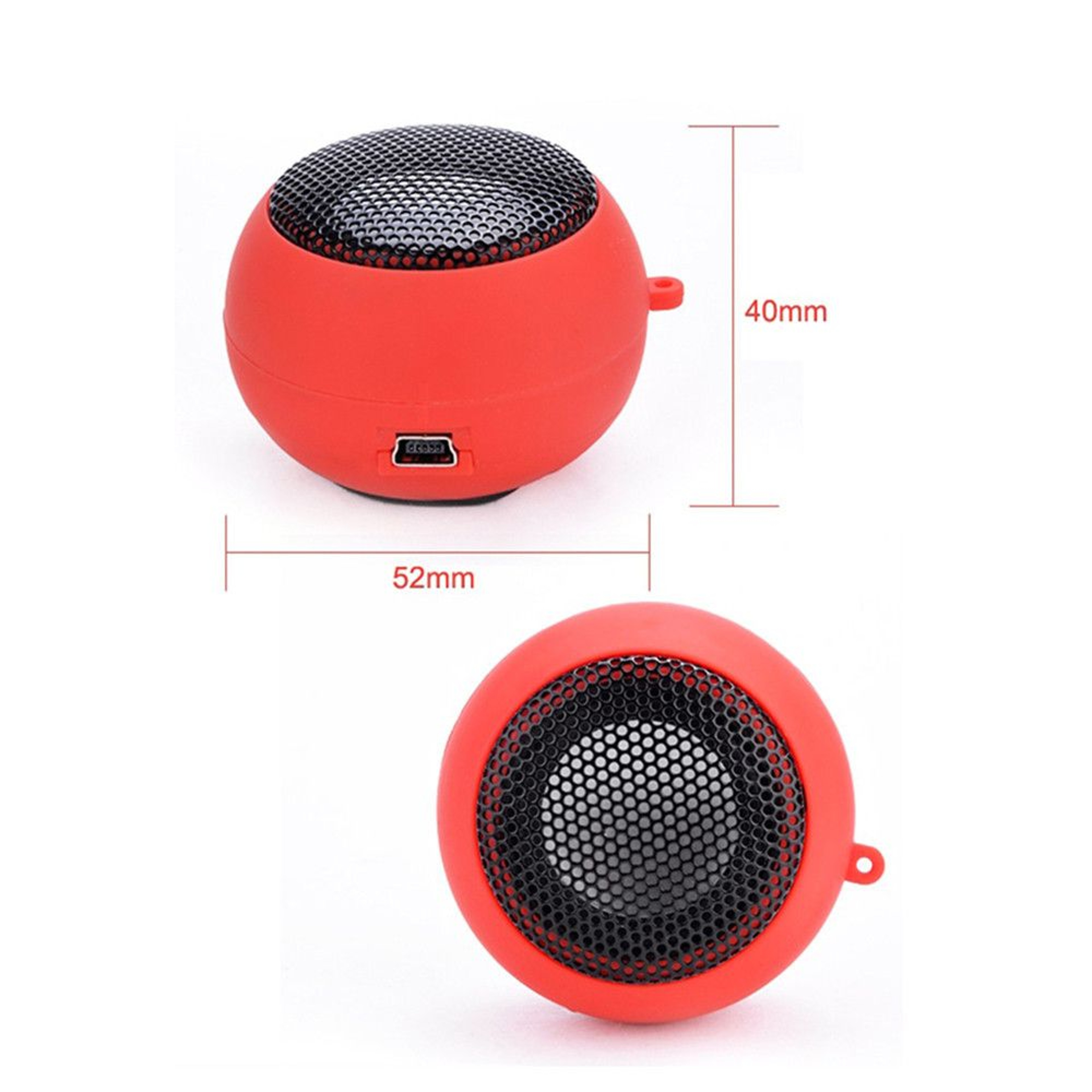 Mini Hamburger Speaker Portable Wired Speaker For Phone PC 5