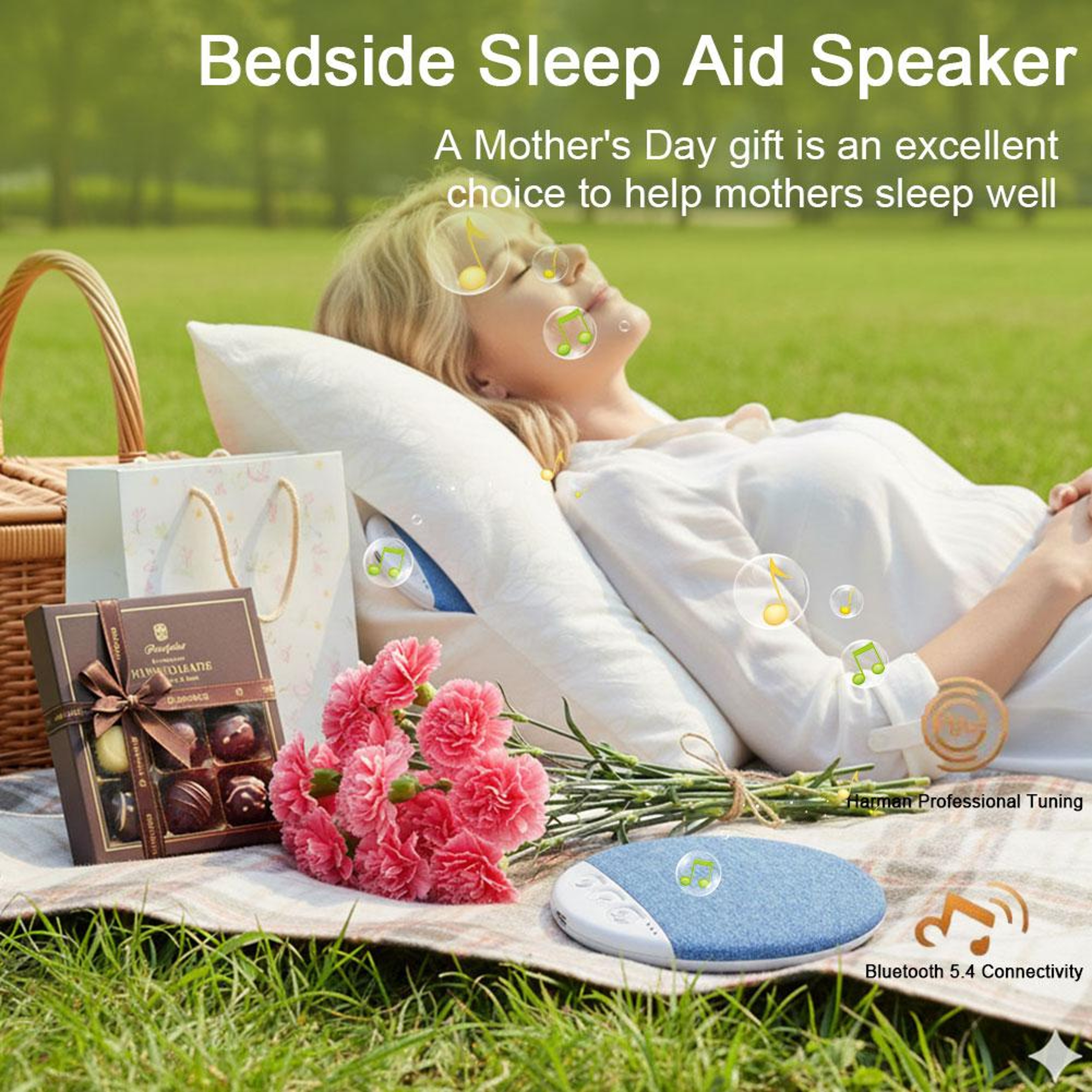 Bluetooth Pillow Speaker For Sleeping With White Noise And Sleep Timer 9