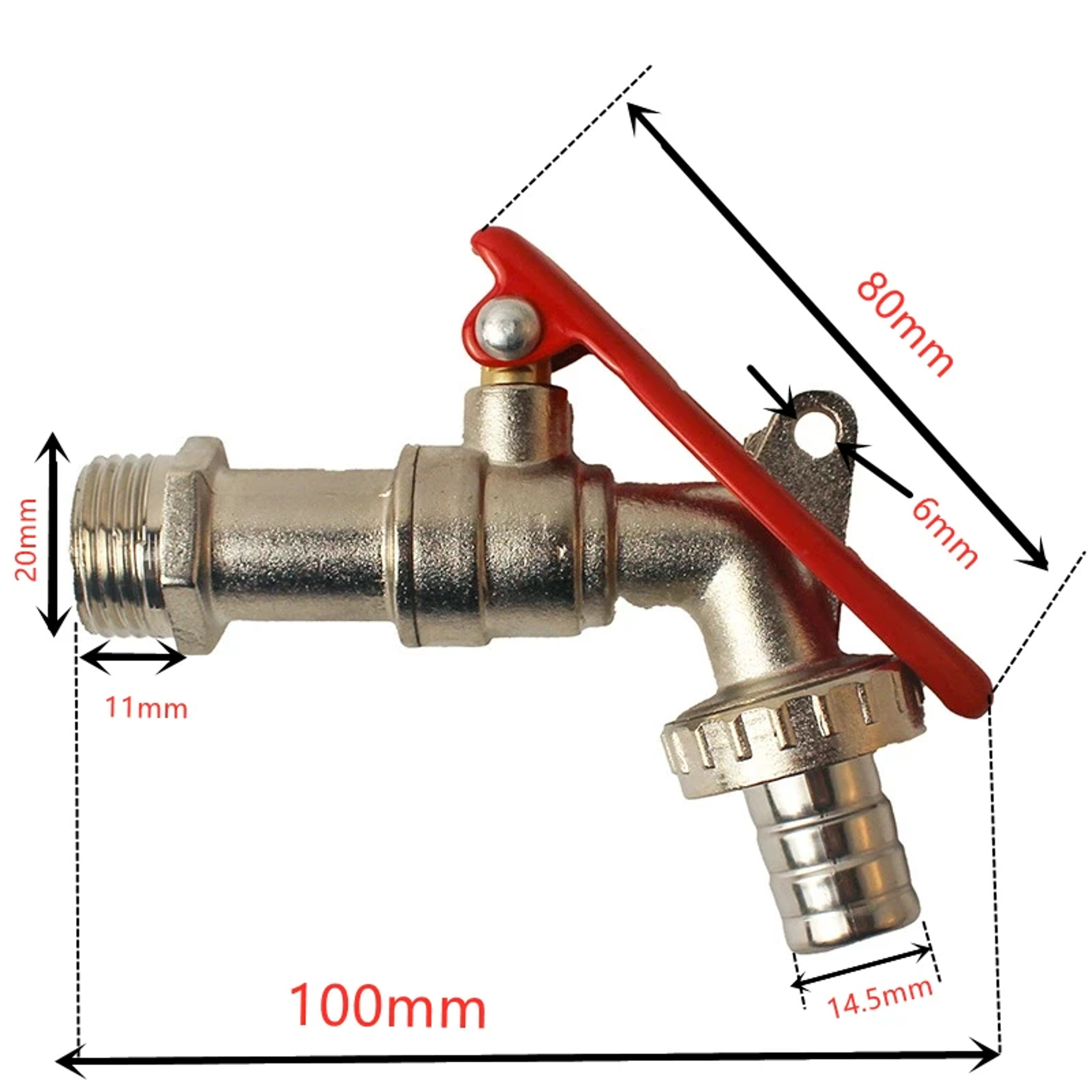 Secure Lockable Garden Faucet Outdoor Bibcock For Irrigation And Water Tanks 4
