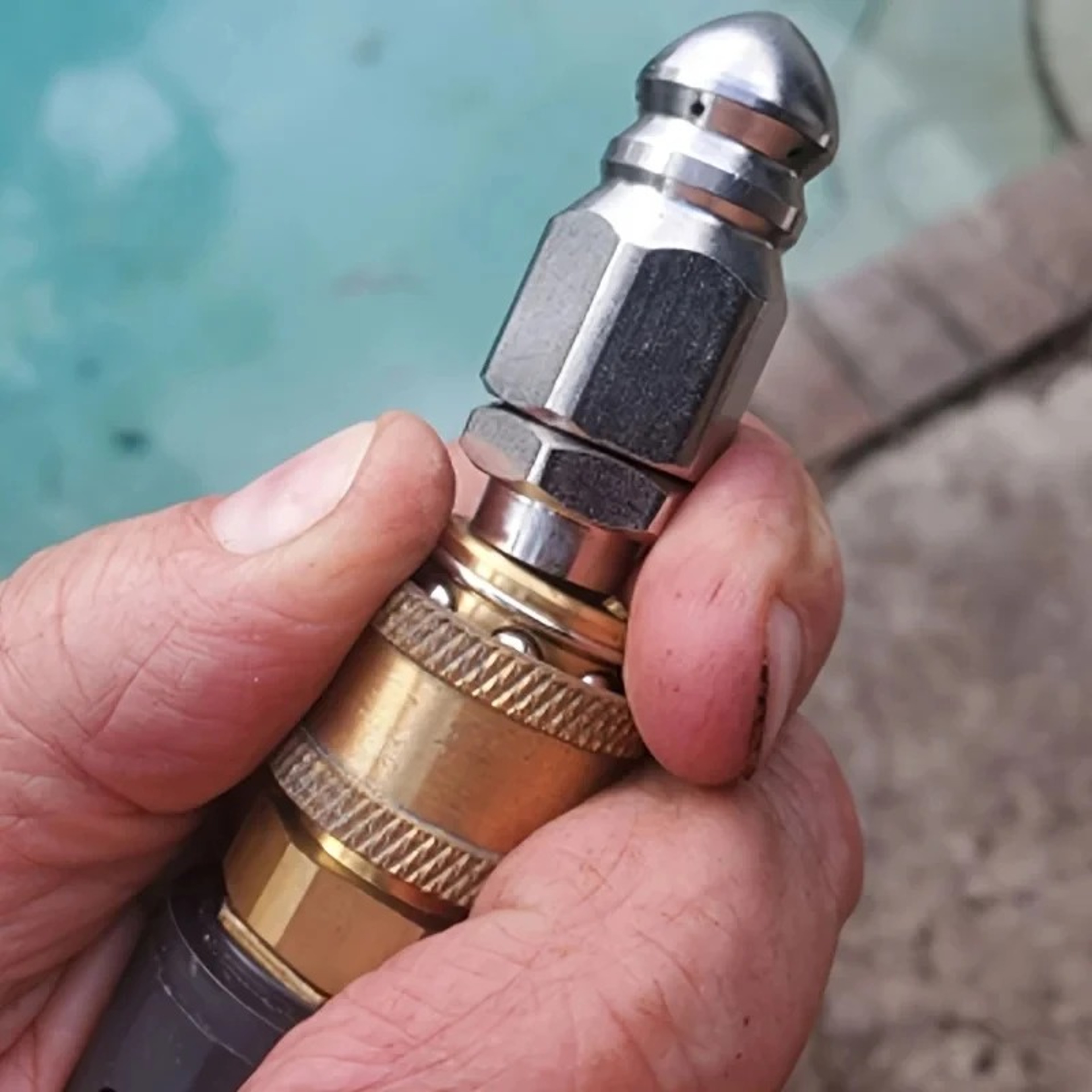 Female NPT Sewer Jetter Nozzle Pressure Washer Drain Cleaner 5