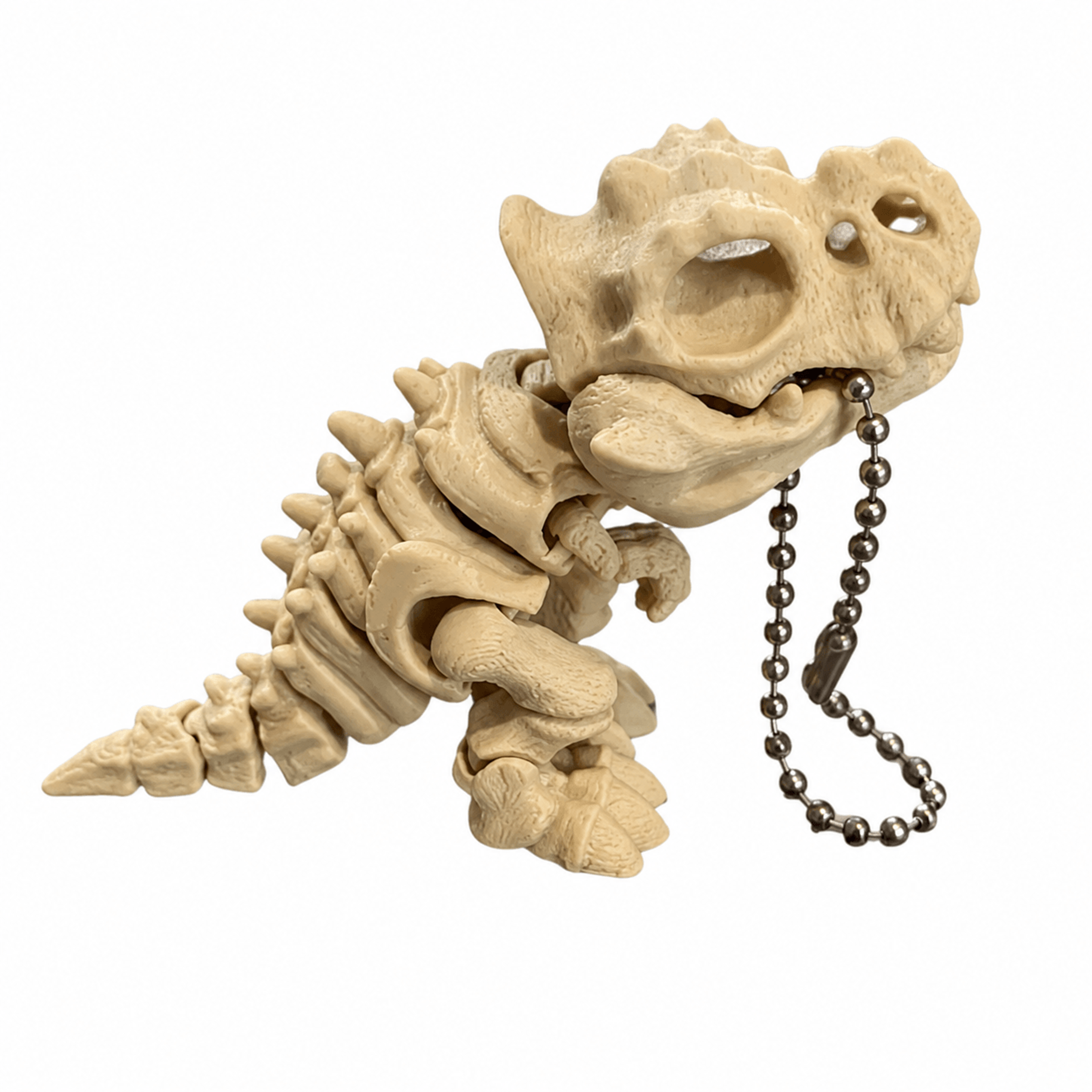 Printed T Rex Skeleton Articulated Dinosaur Fidget Toy And Desk Decor 0