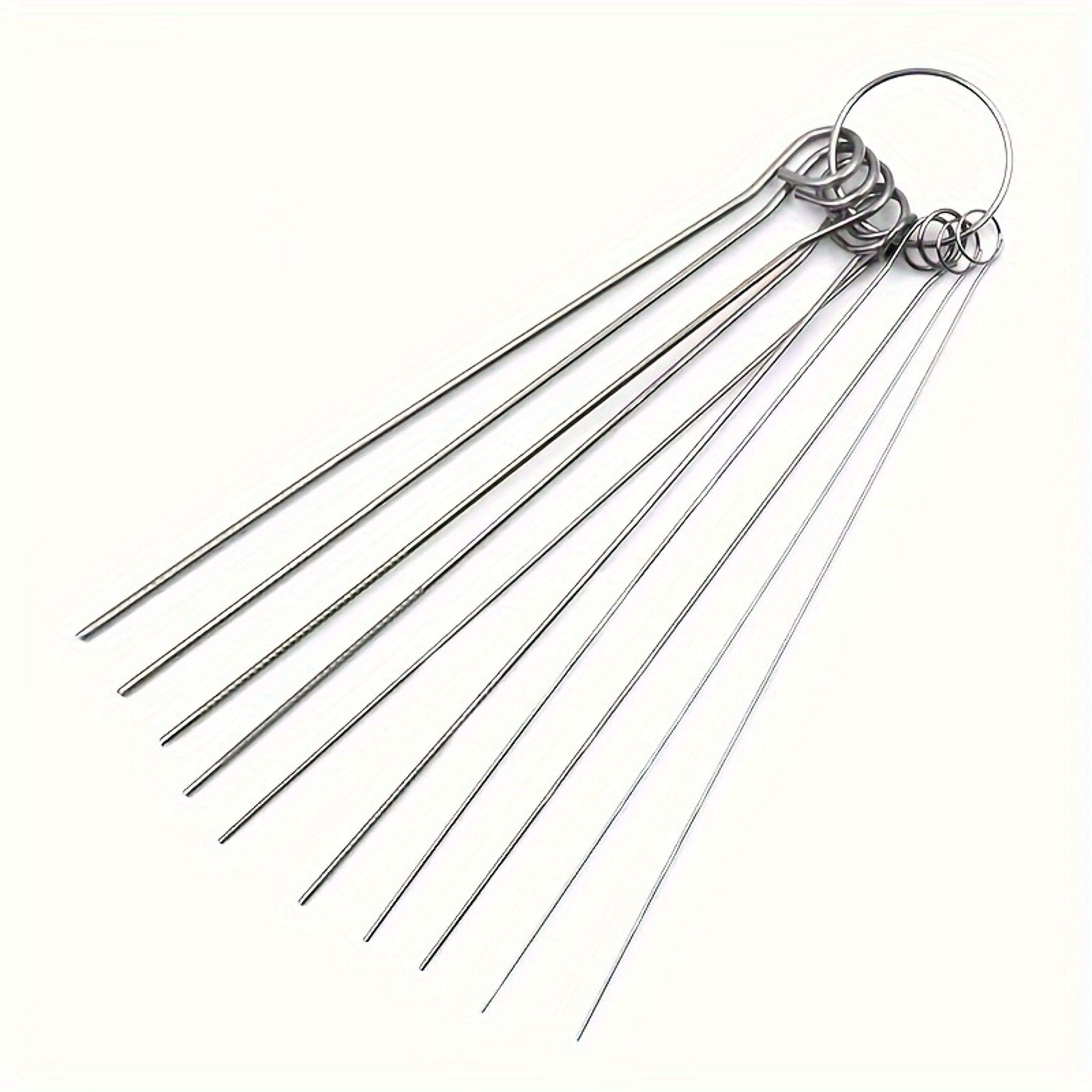 Stainless Steel Shower Head Cleaner Needle Set For Nozzle And Hard Water Buildup 0