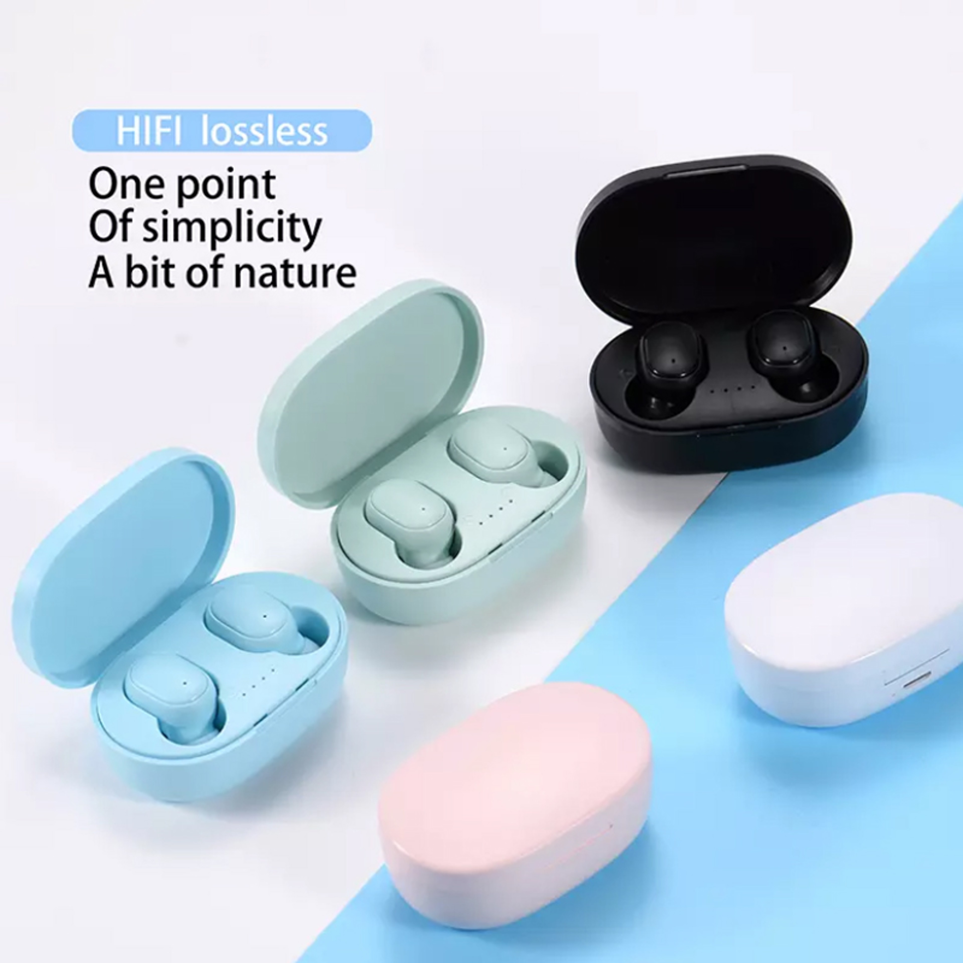 Wireless Earbuds With Mic Bluetooth TWS Earphones And Charging Case 1