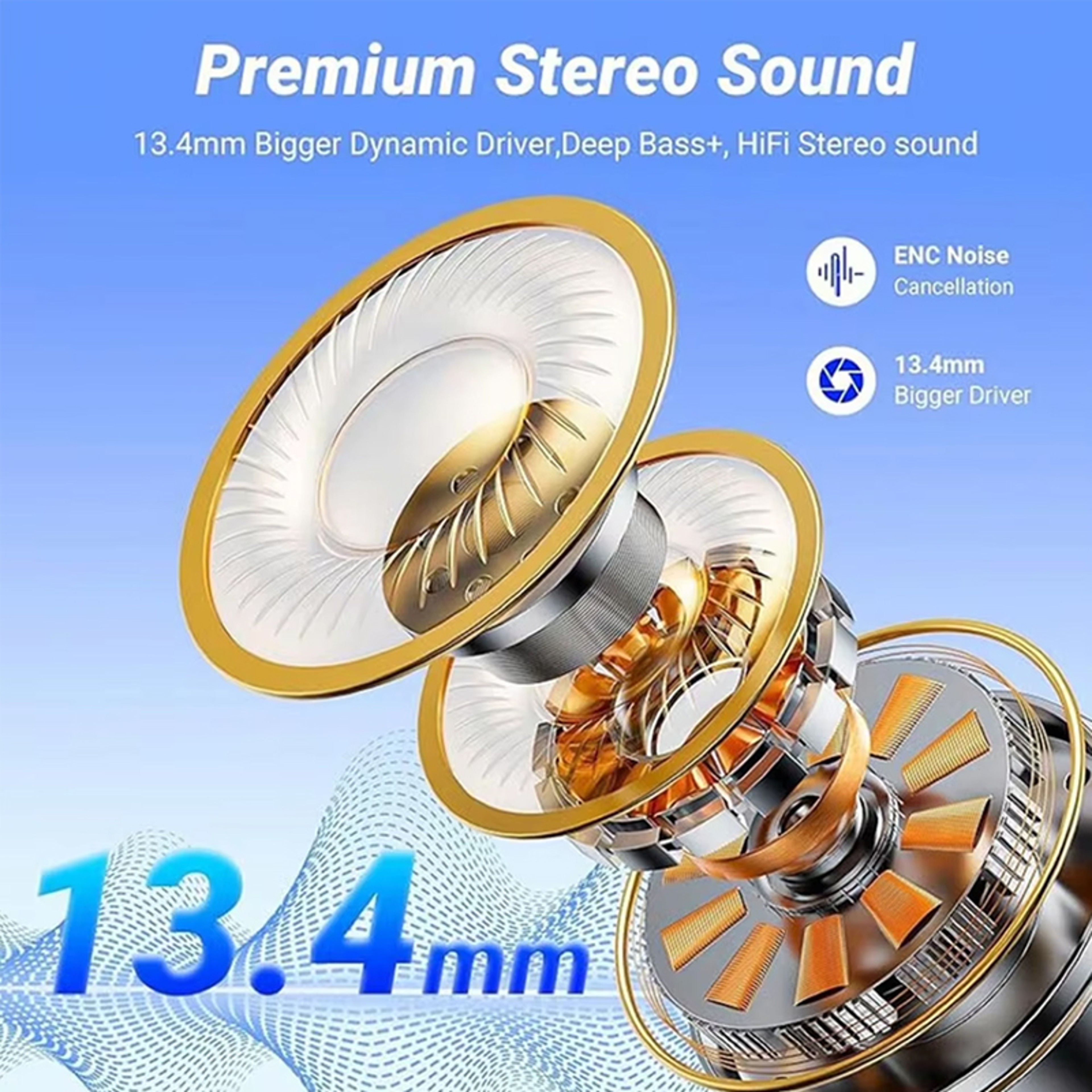 Bluetooth Wireless Business Headset Noise Cancelling Earpiece With Hour Battery 6