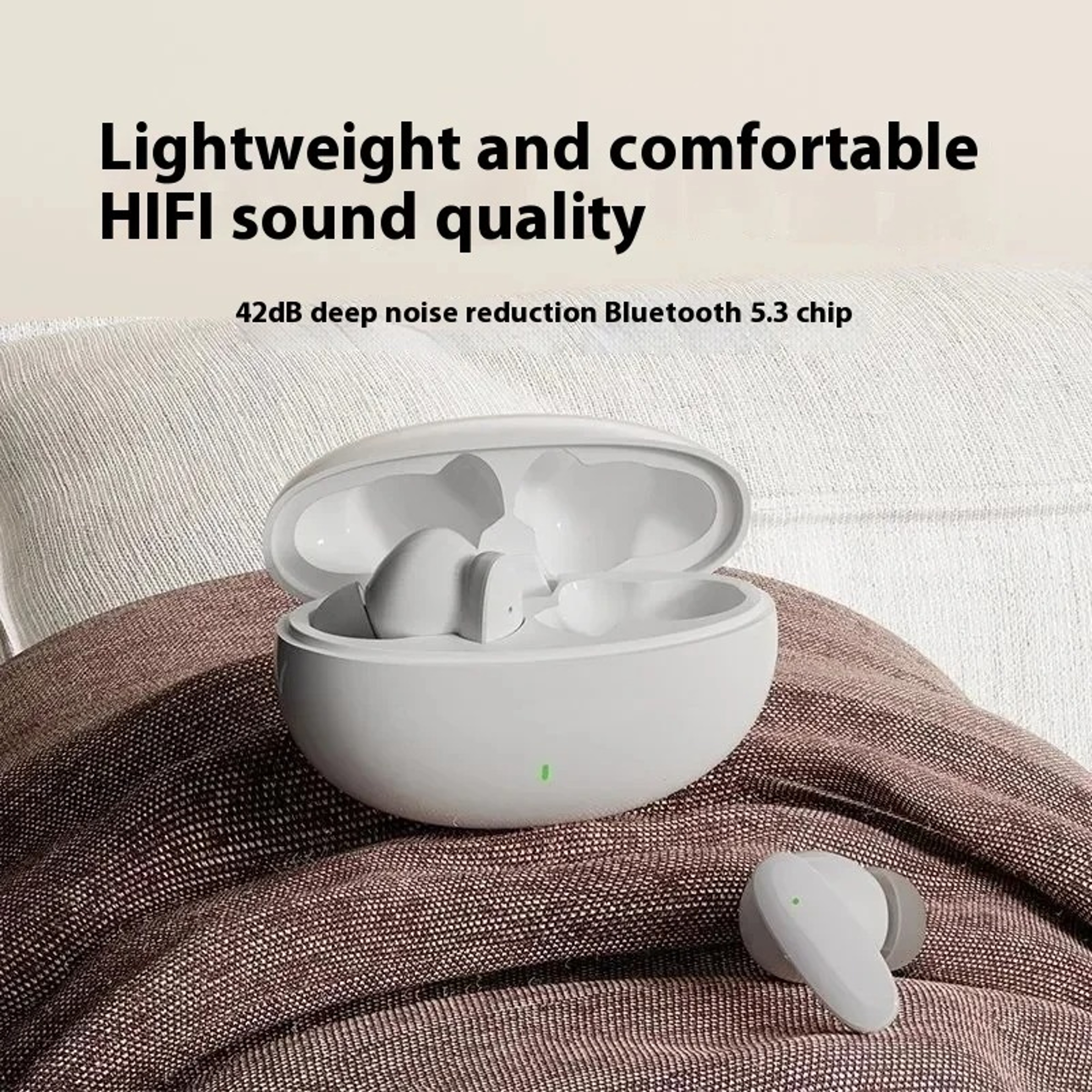 Mini TWS Wireless Earbuds With Touch Control Clear Microphone And Portable Sports Design 2