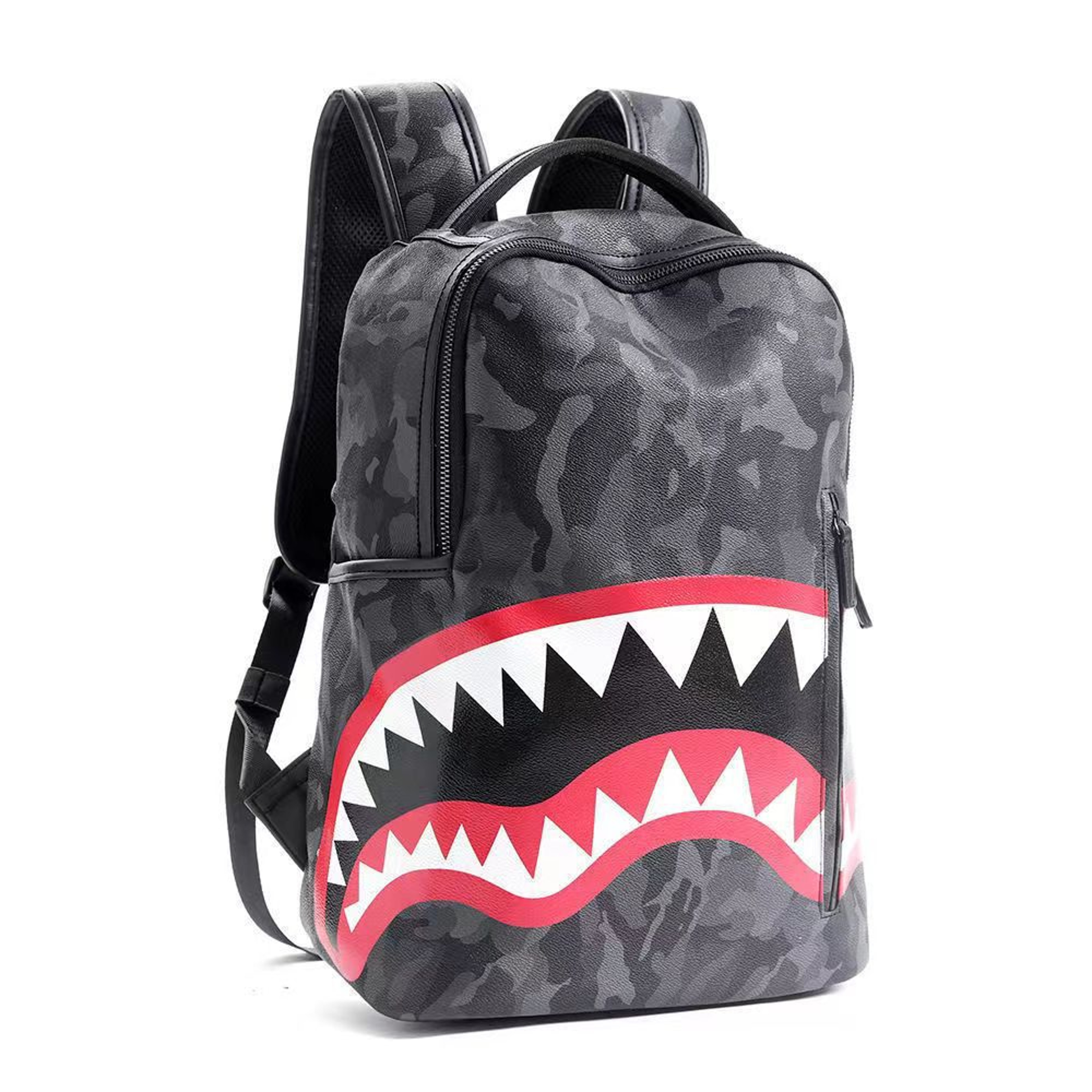 Men Plaid Laptop Backpack College School Travel Rucksack 9