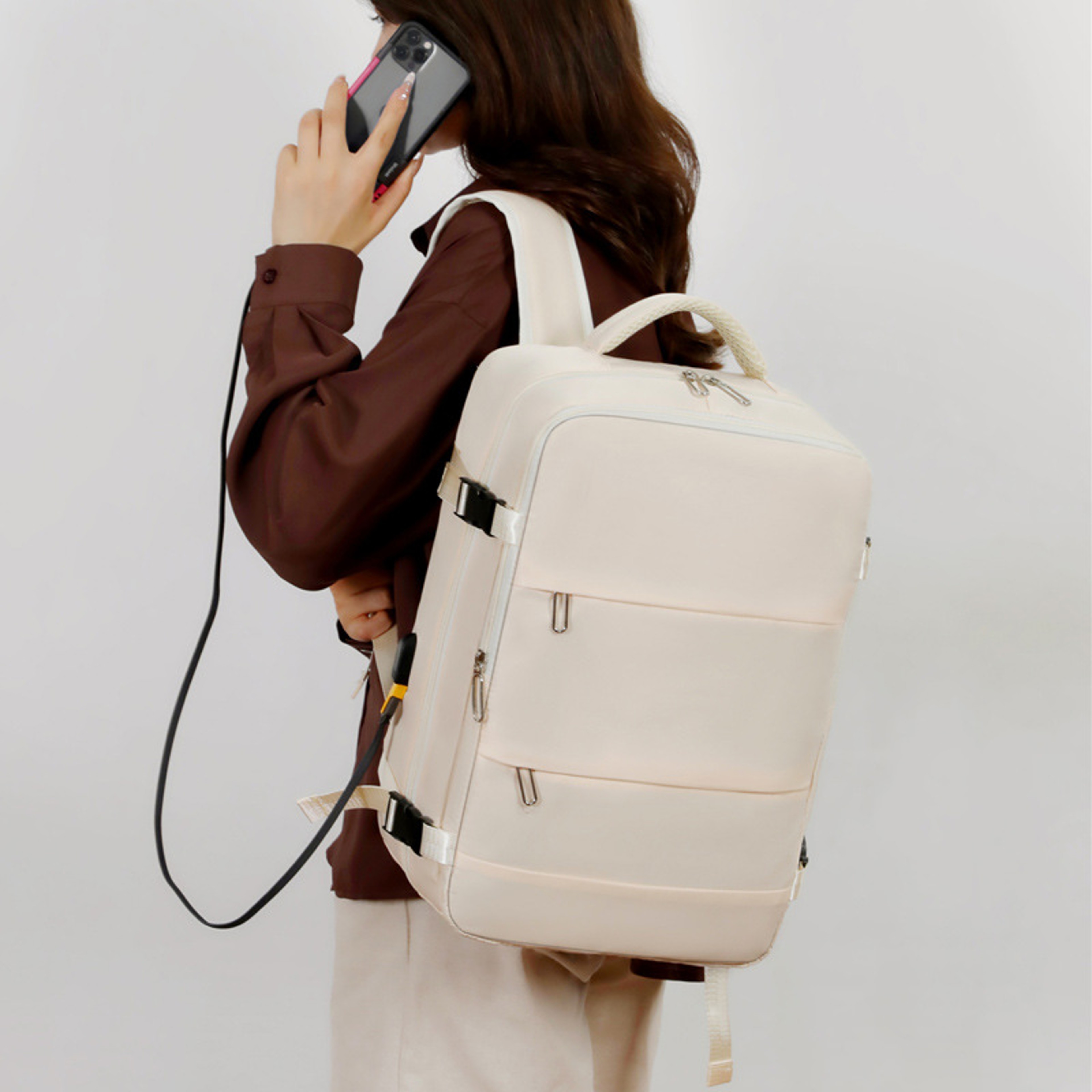 Large Capacity Travel Backpack And Laptop Shoulder Bag For Work And Trips 2
