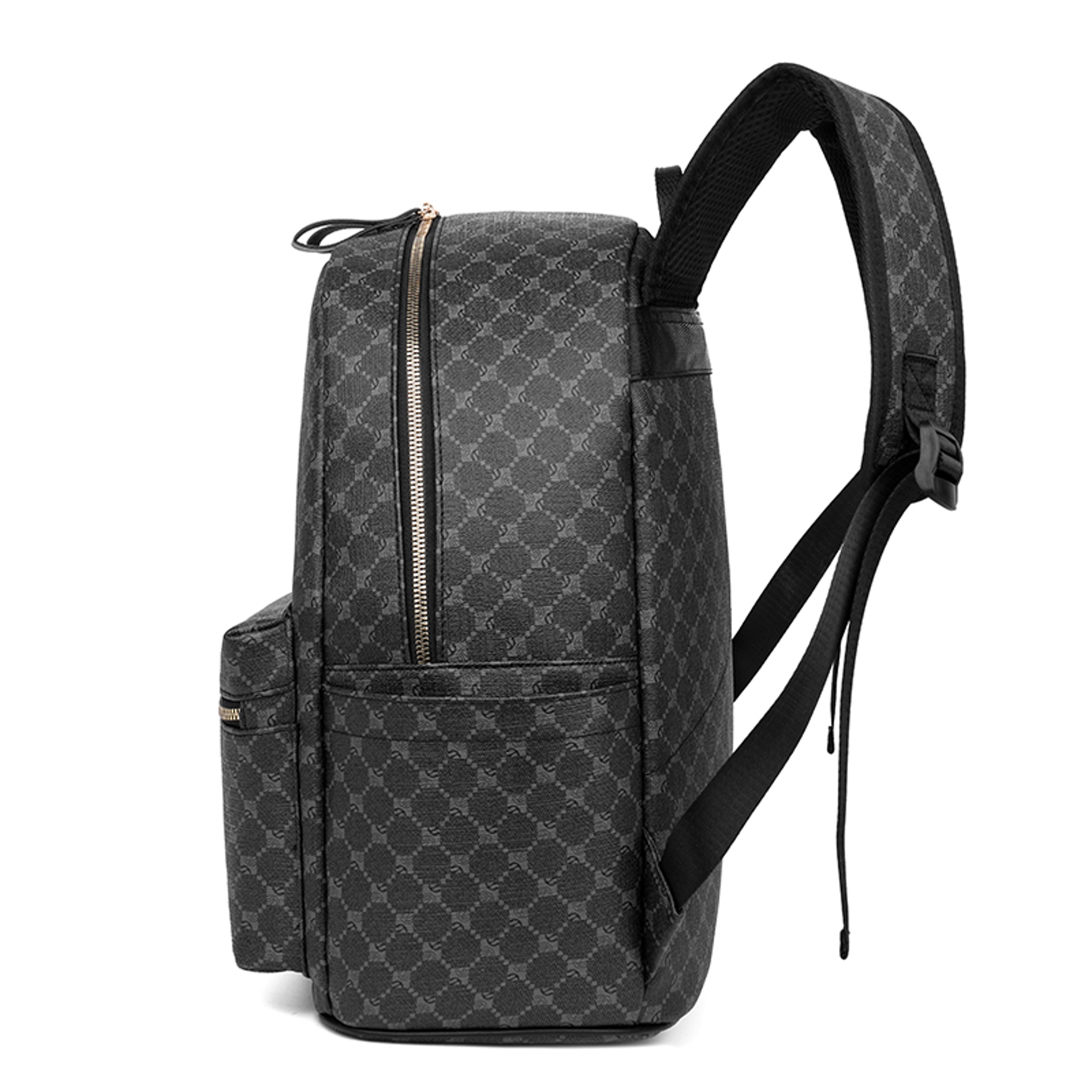 Vintage Mens PU Leather Laptop Backpack Waterproof Large Capacity Work Travel Bag 4
