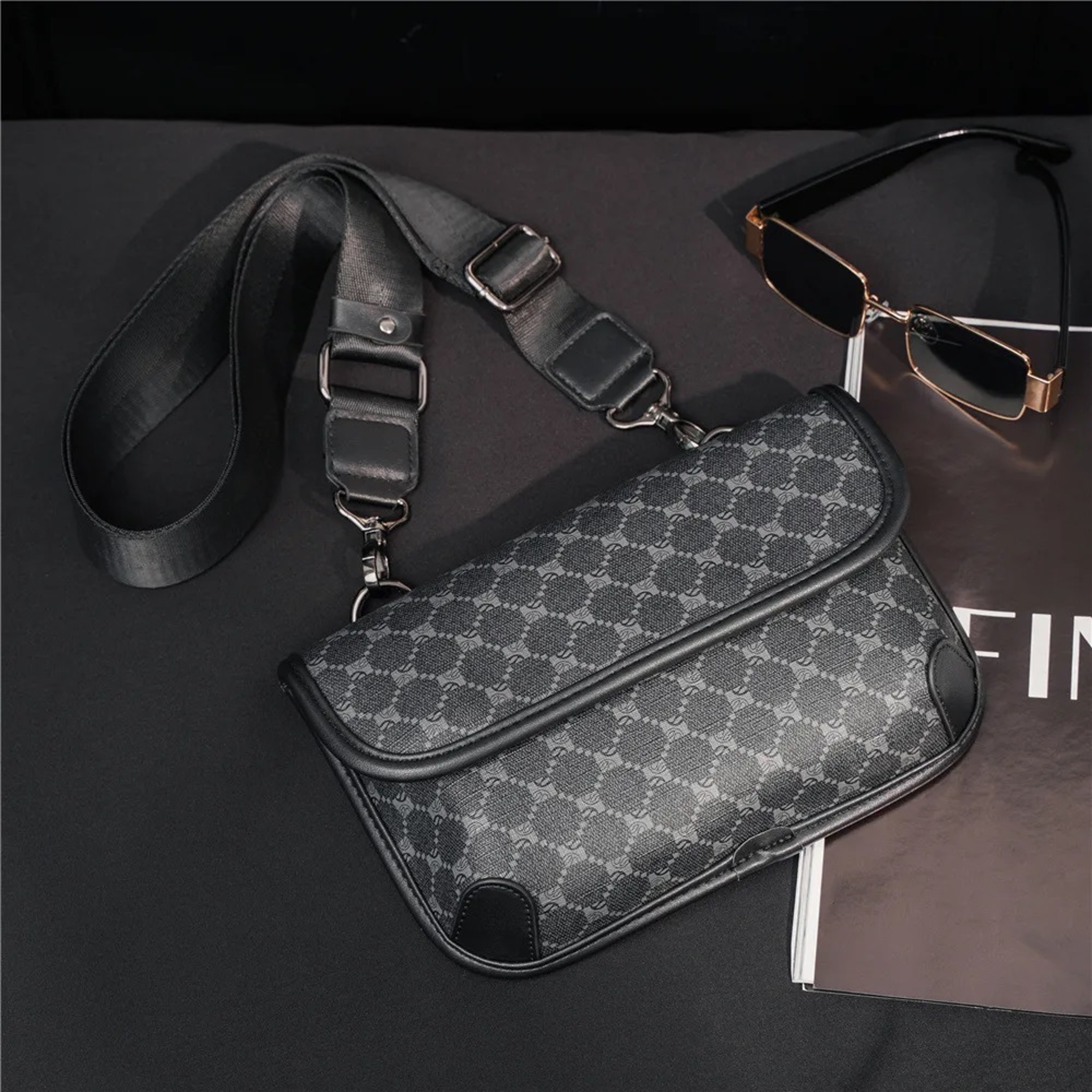 Mens Sling Bag Phone Waist Bag Crossbody Chest Pack For Daily Travel 3