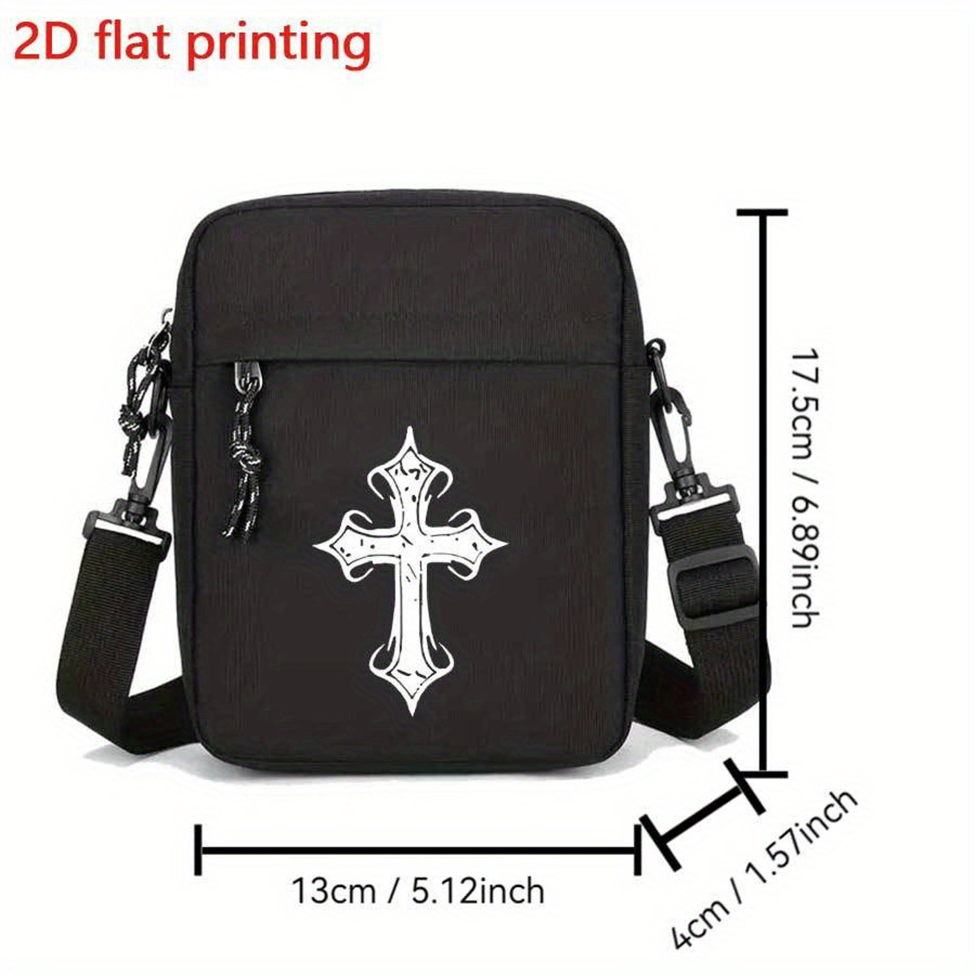 Jesus Crossbody Bag Lightweight Mini Messenger Shoulder Bag For Men And Women 2