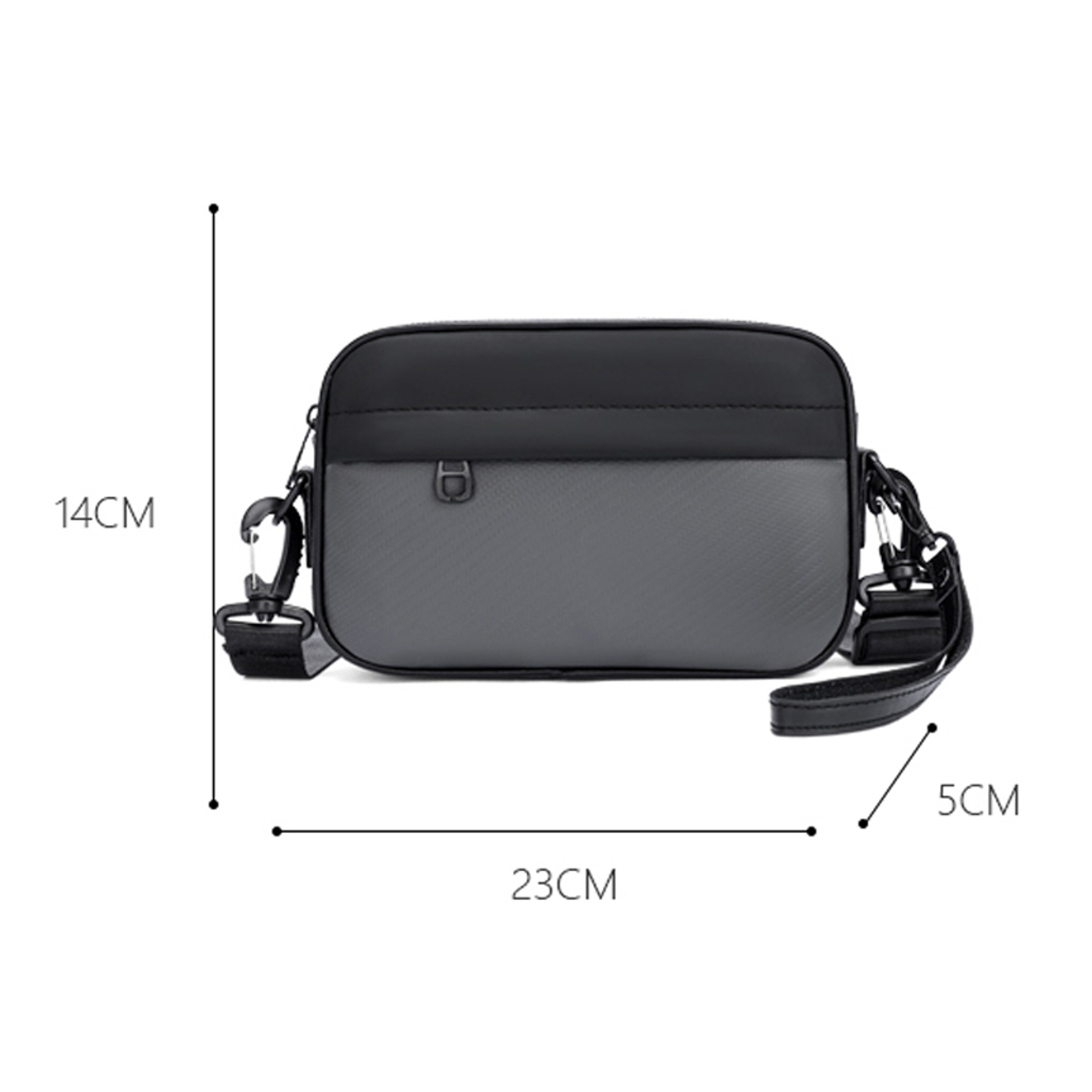 Mens Crossbody Bag Compact Shoulder Travel Bag For Everyday Carry 2