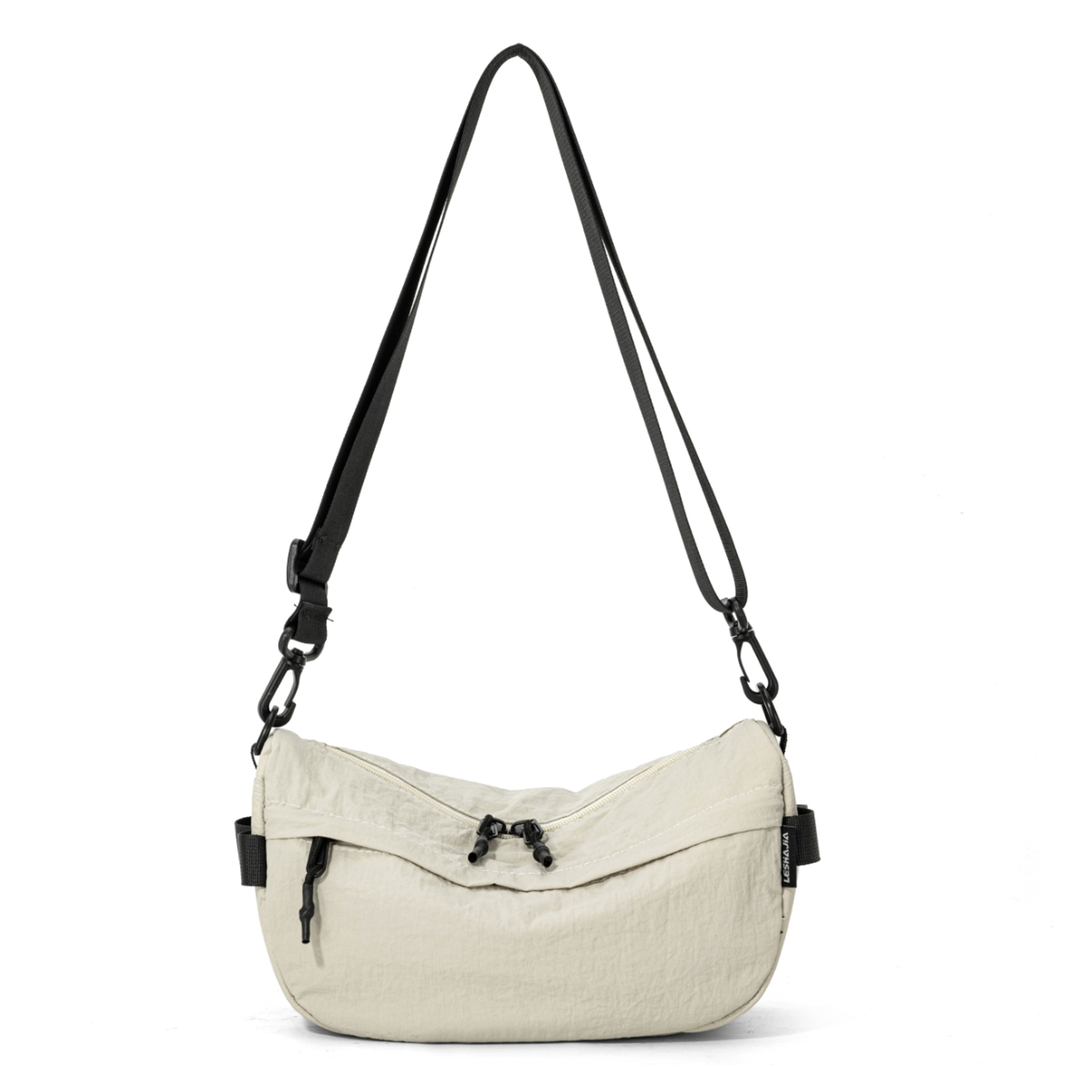 Waterproof Nylon Crossbody Bag Lightweight Multi Pocket Phone Bag For Travel And Hiking 7