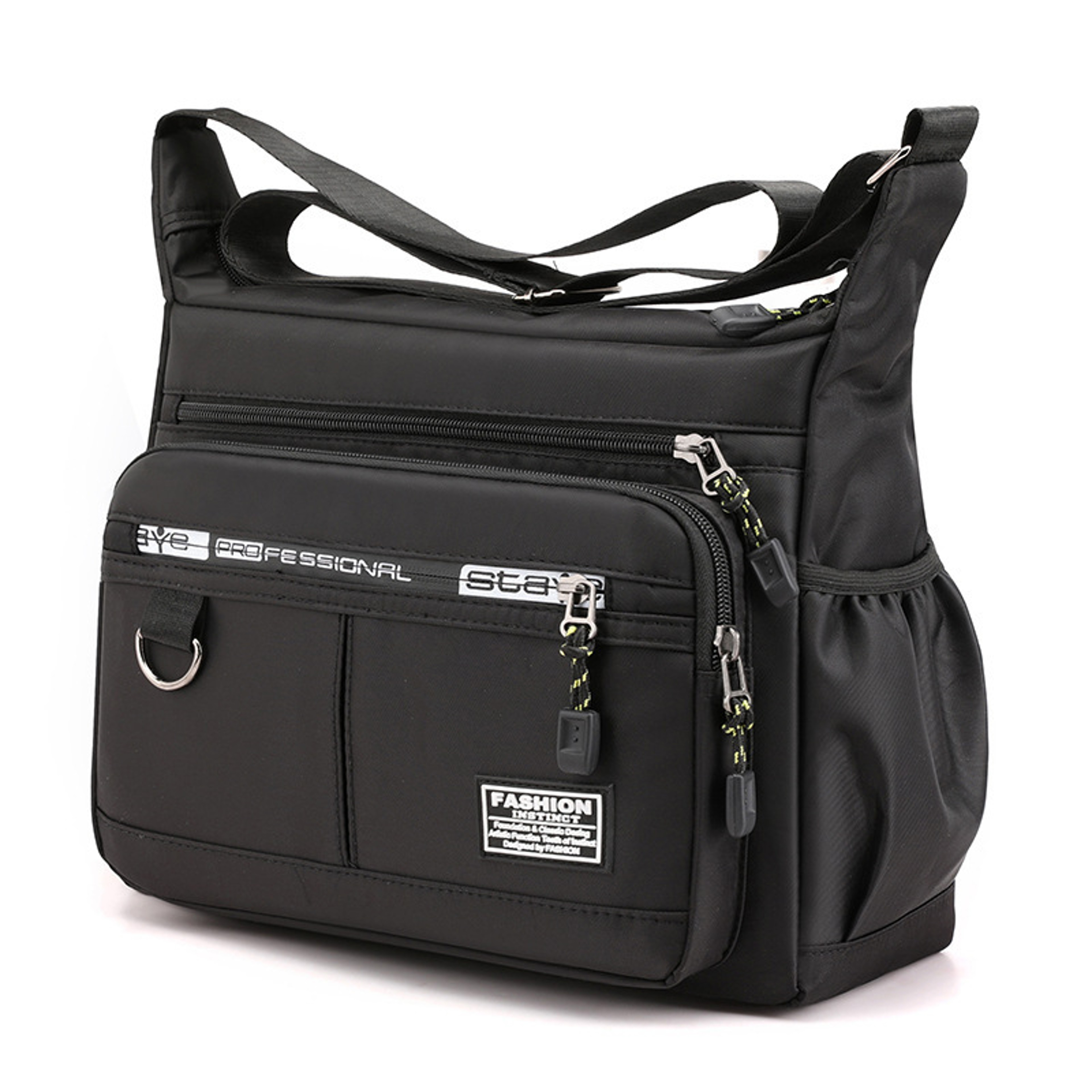 Large Capacity Oxford Shoulder Bag For Men With Multi Pocket Crossbody Design 0
