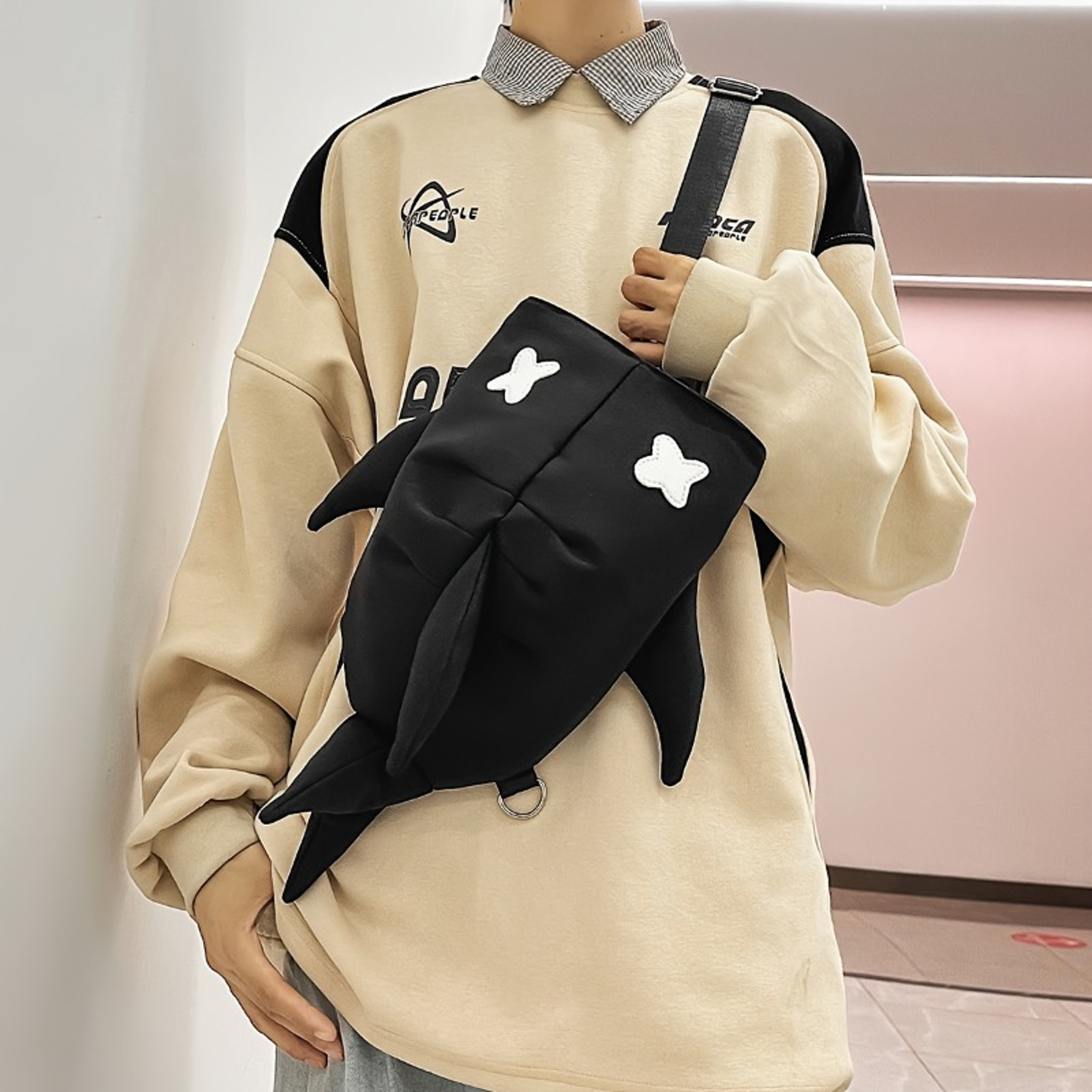 Shark Backpack Large Capacity Casual Travel Backpack For Men Women Couples 1