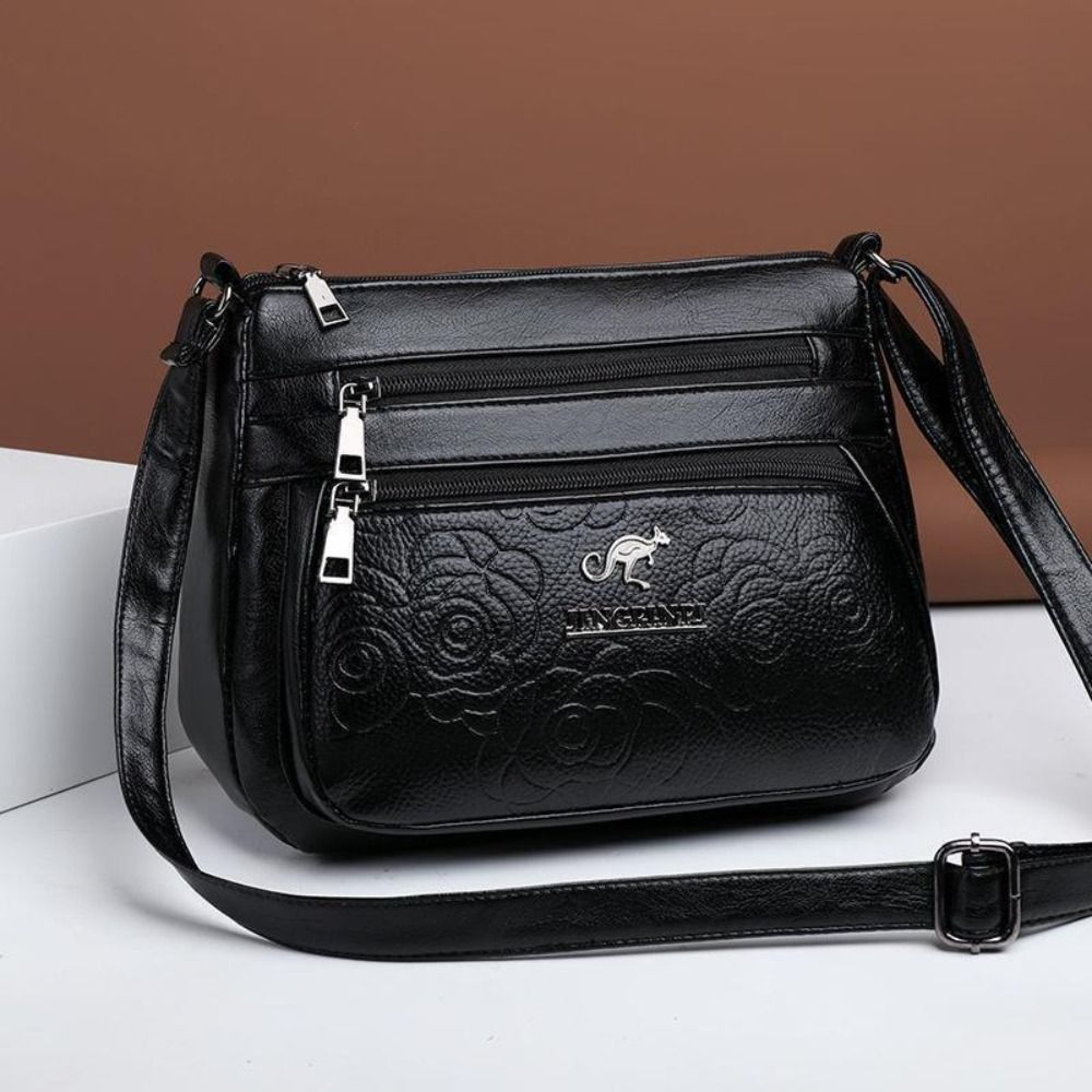 Womens Large Capacity Multi Layer Shoulder Bag Fashion Mothers Tote Bag 4