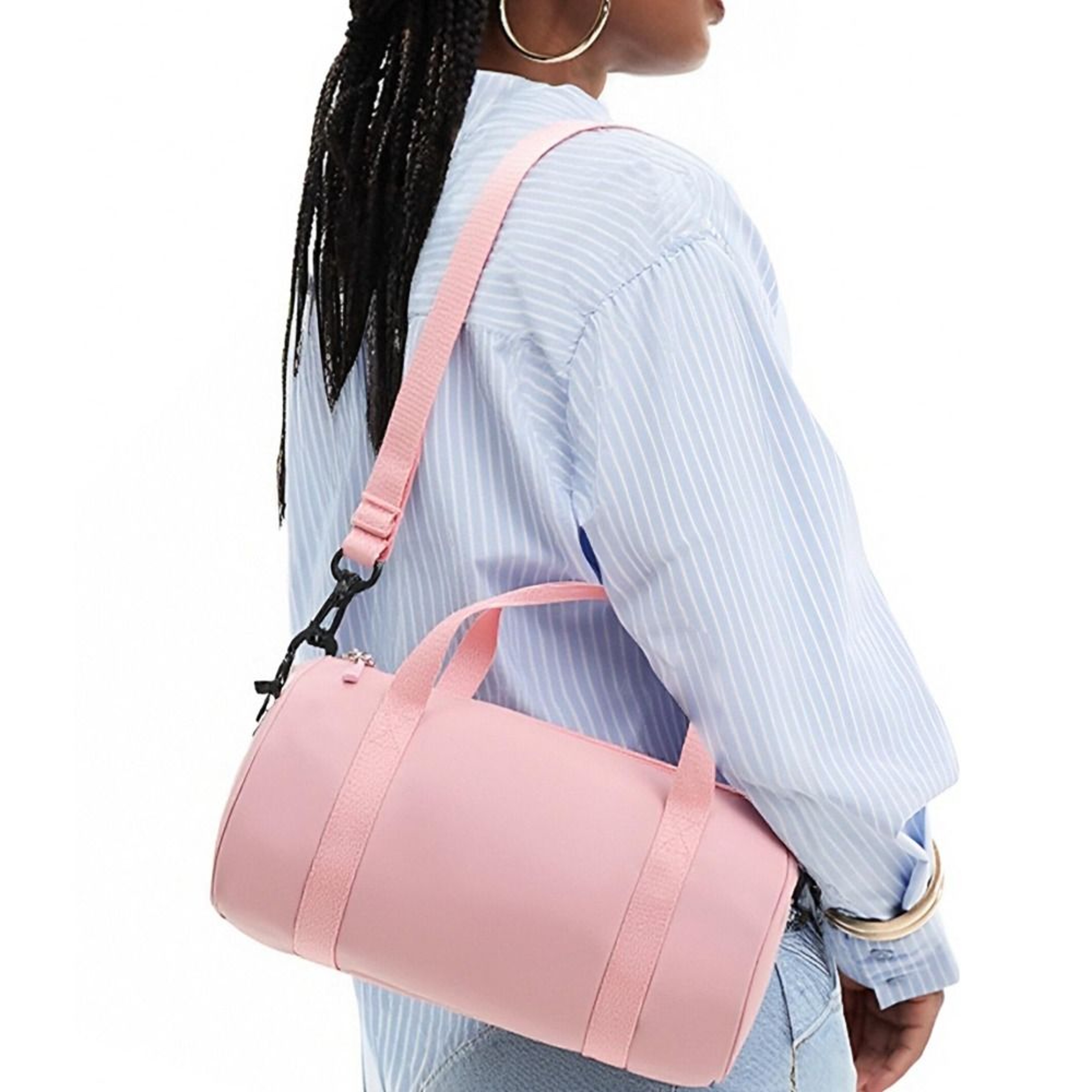 Mini Waterproof Gym Bag For Women Lightweight Yoga Shoulder Bag Large Capacity Travel Tote 0