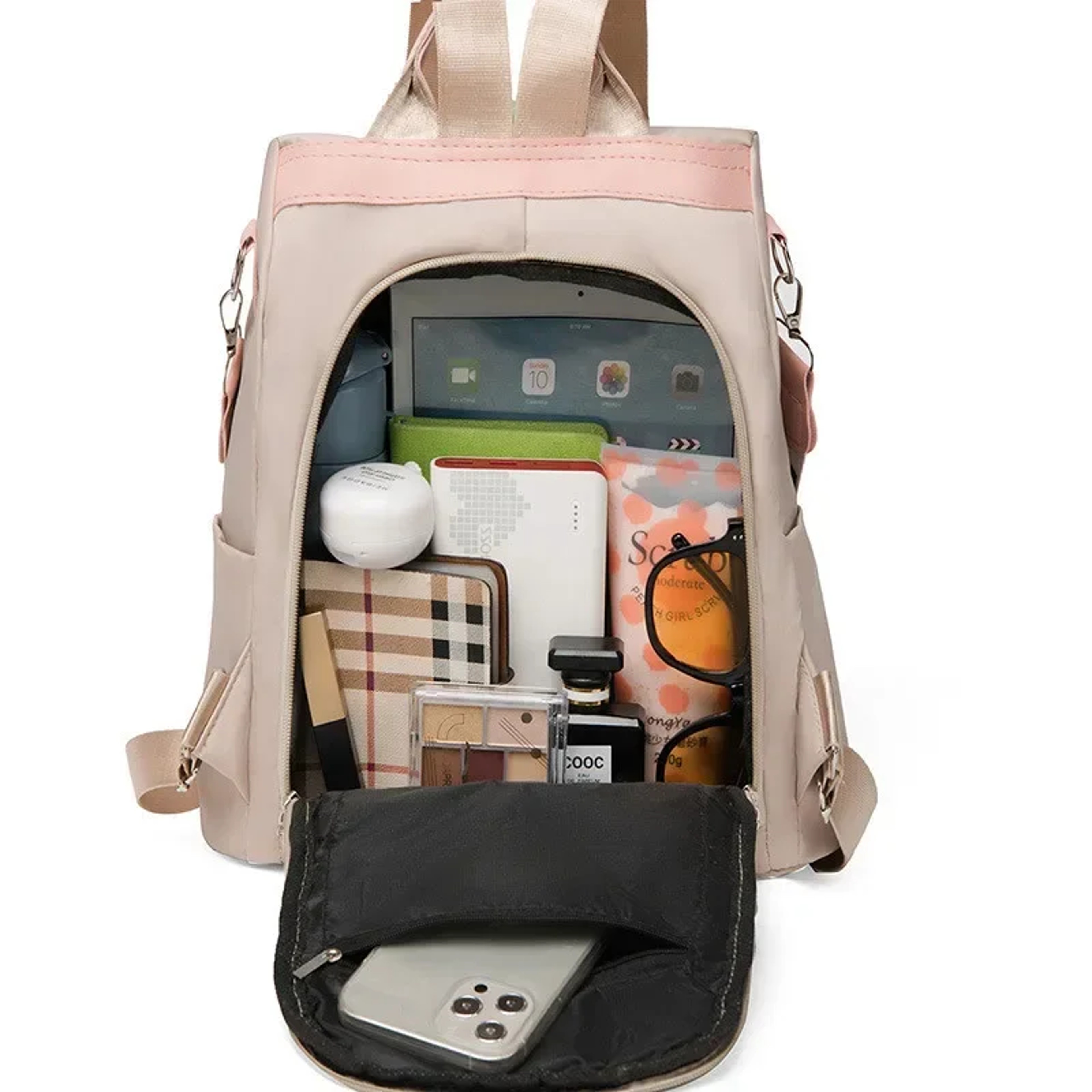 Waterproof Oxford Women Backpack Large Capacity Travel Laptop Bag Anti Theft School Backpack 8
