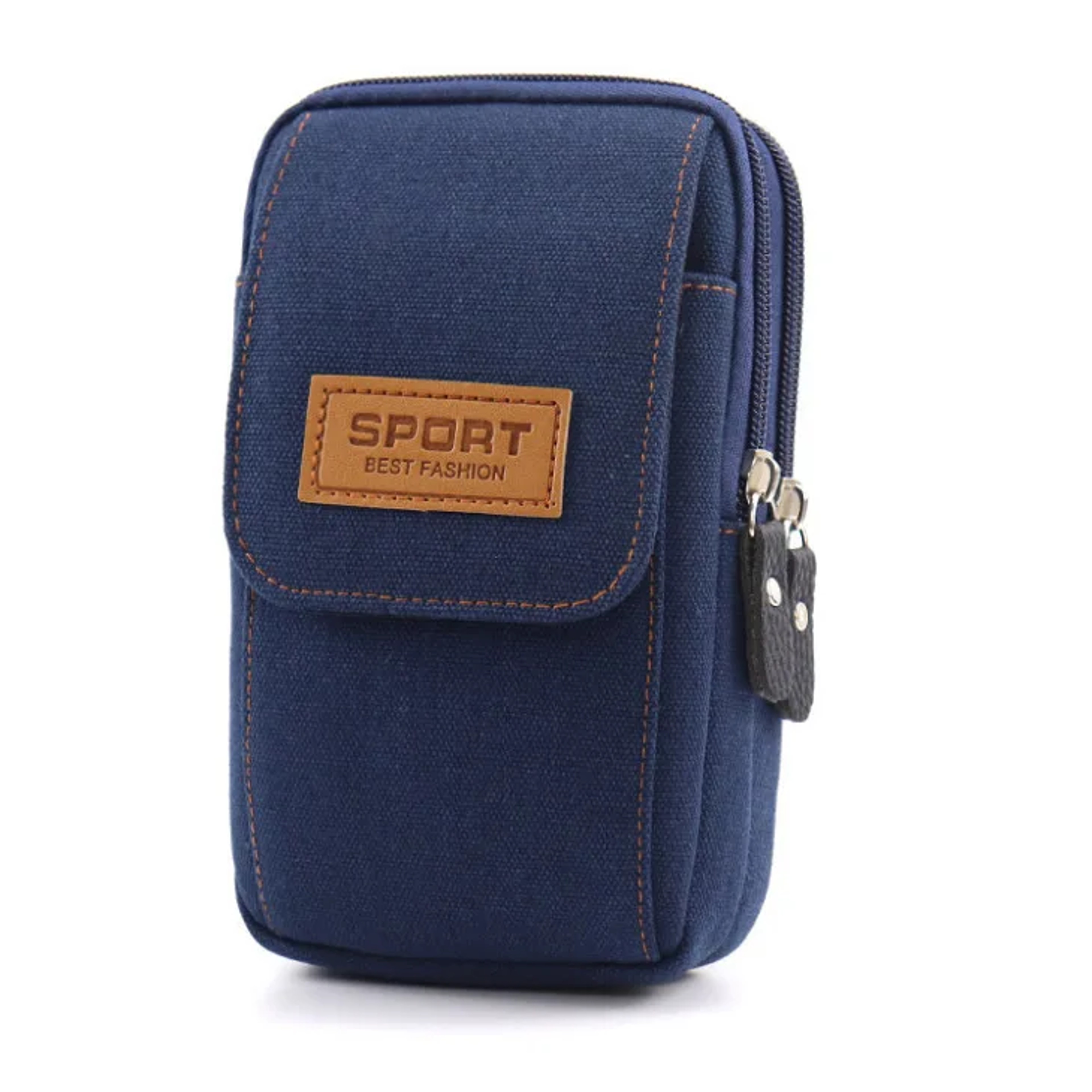 Soft Canvas Waist Pack For Men Compact Belt Bag For Travel Running Camping 12