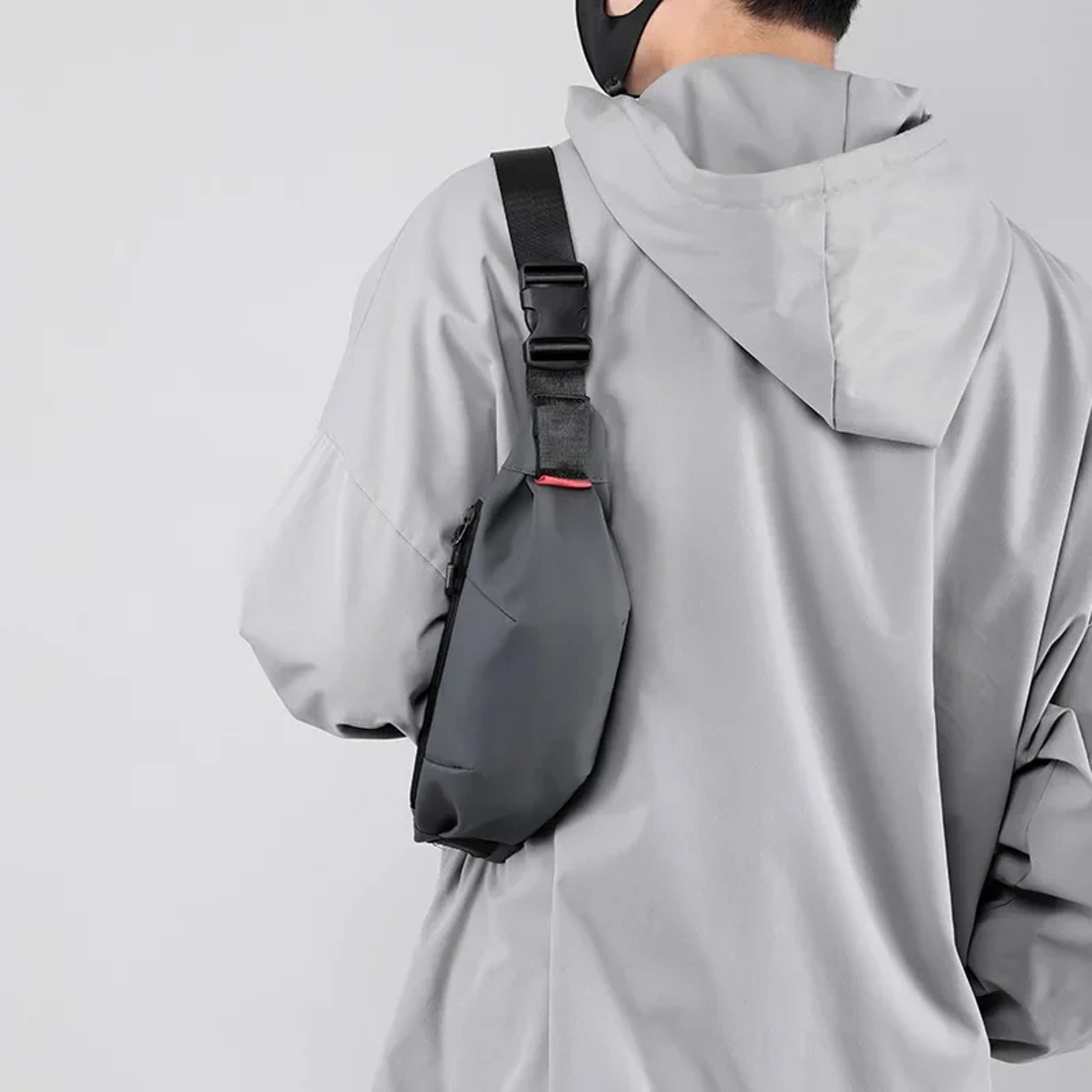 Waterproof Men Waist Bag Crossbody Chest Pack Travel Belt Bag For Daily Use 5
