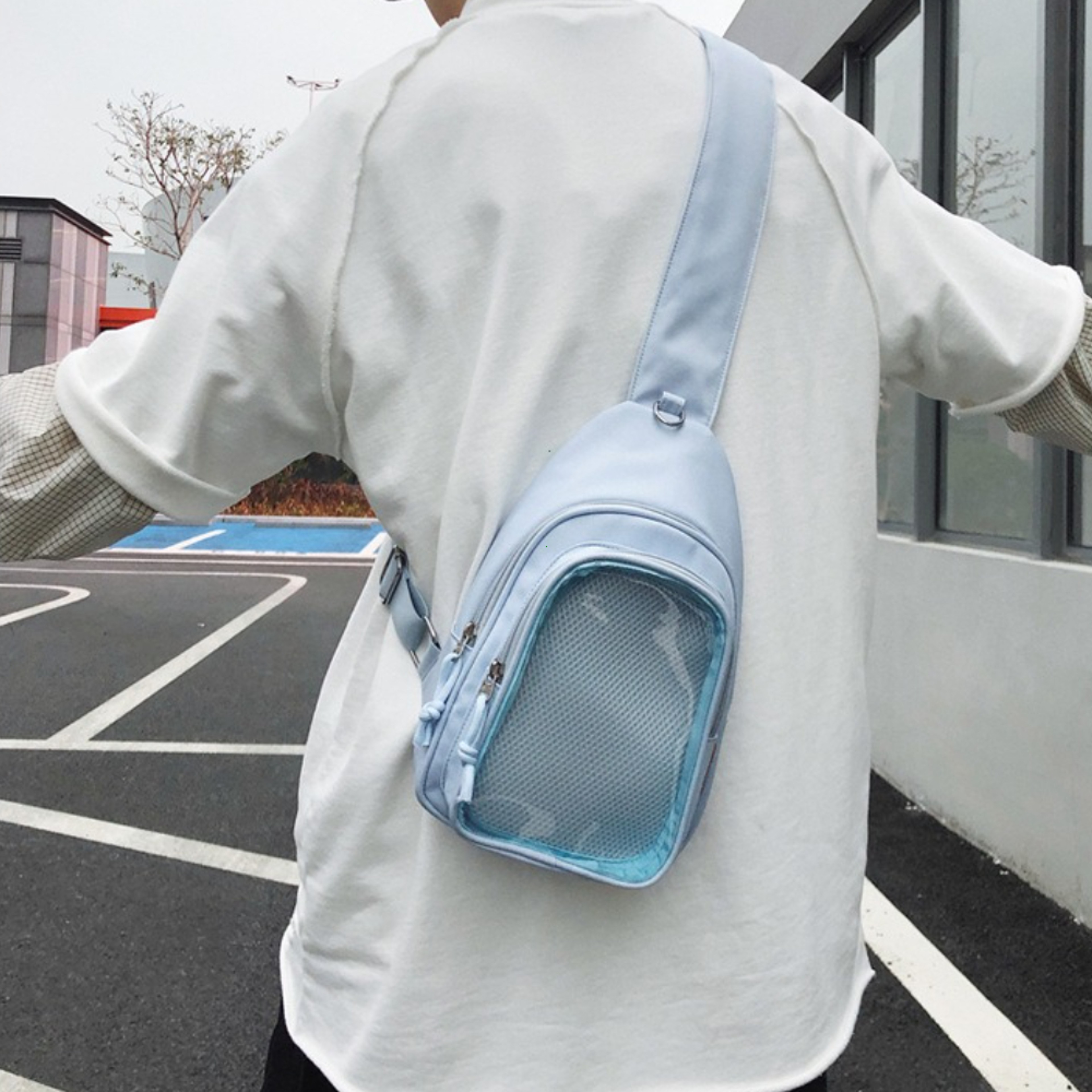 Backpack Crossbody Bag With Doll Display Pocket For Girls 6
