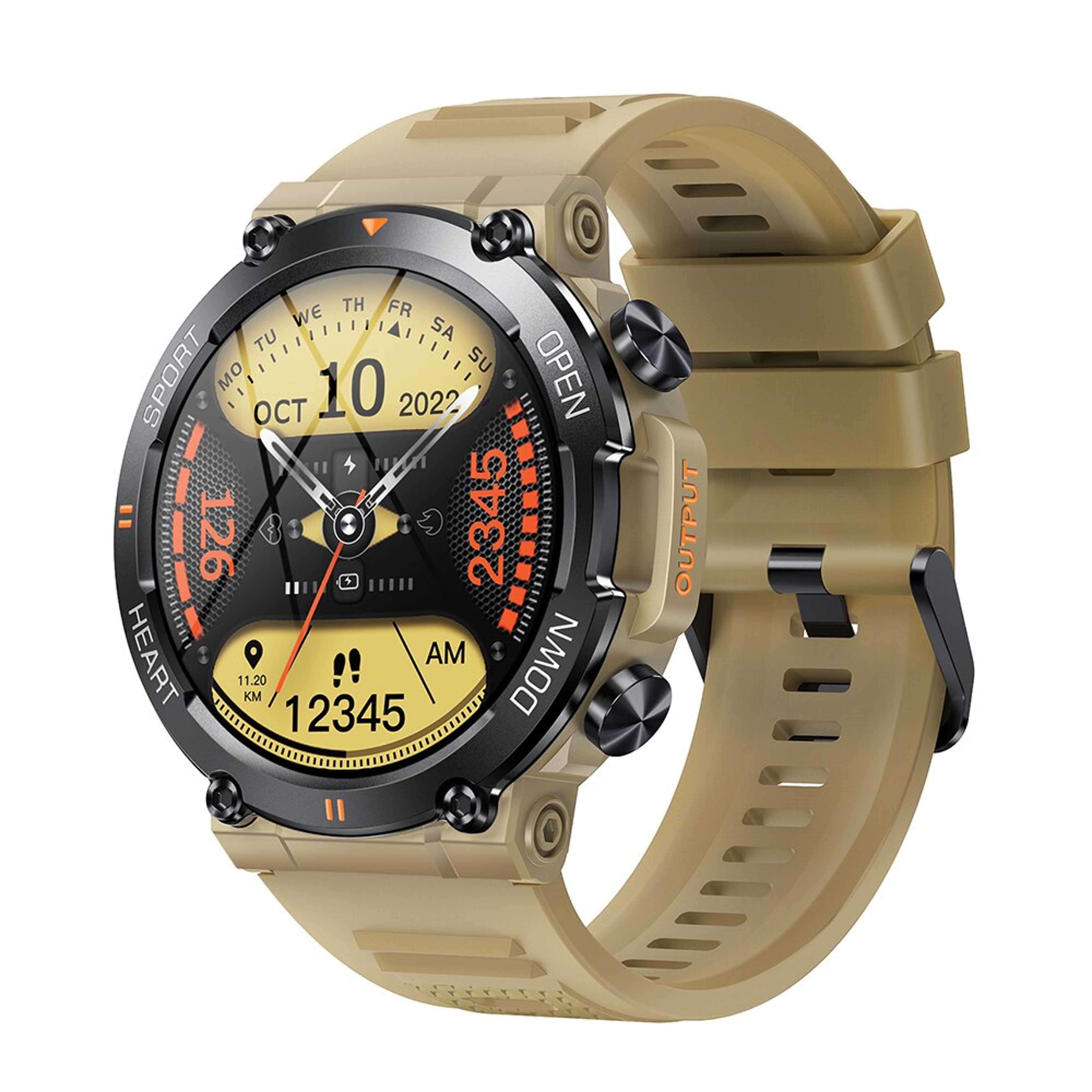 Bluetooth Call Smart Watch Men Fitness Tracker With Heart Monitor 1