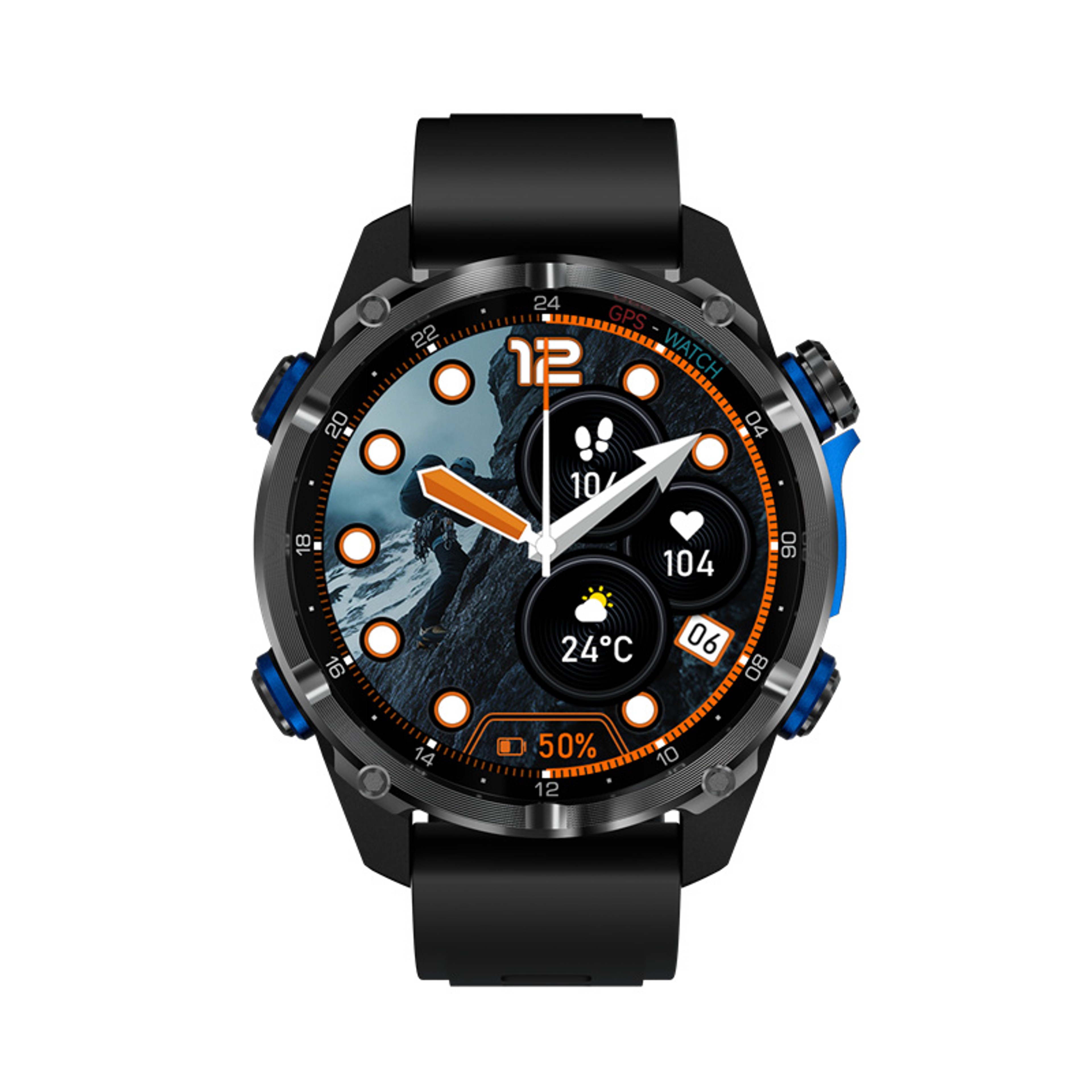 Smartwatch With GPS Route Tracking Offline Maps And Fitness Monitoring 3