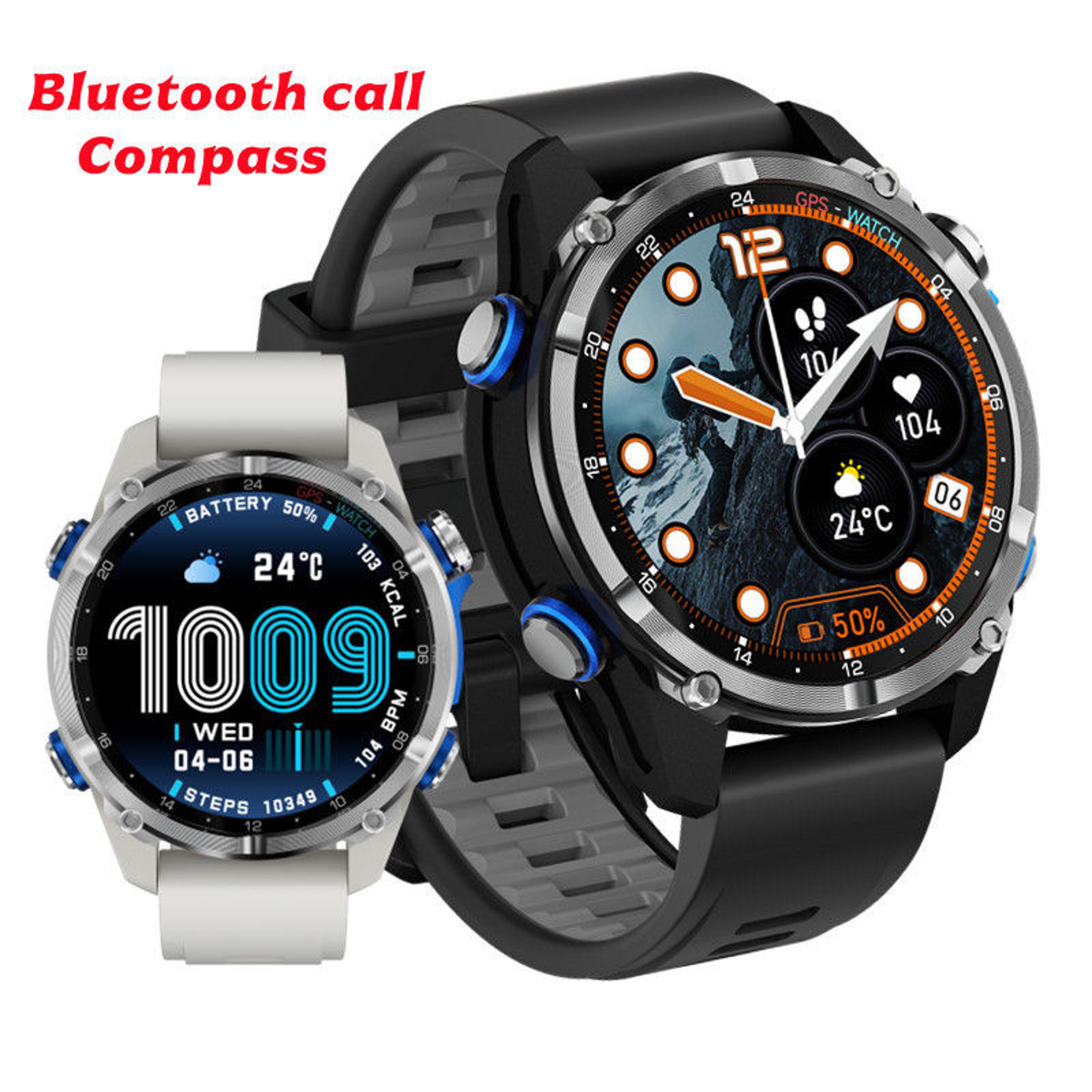 Smartwatch With GPS Route Tracking Offline Maps And Fitness Monitoring 4