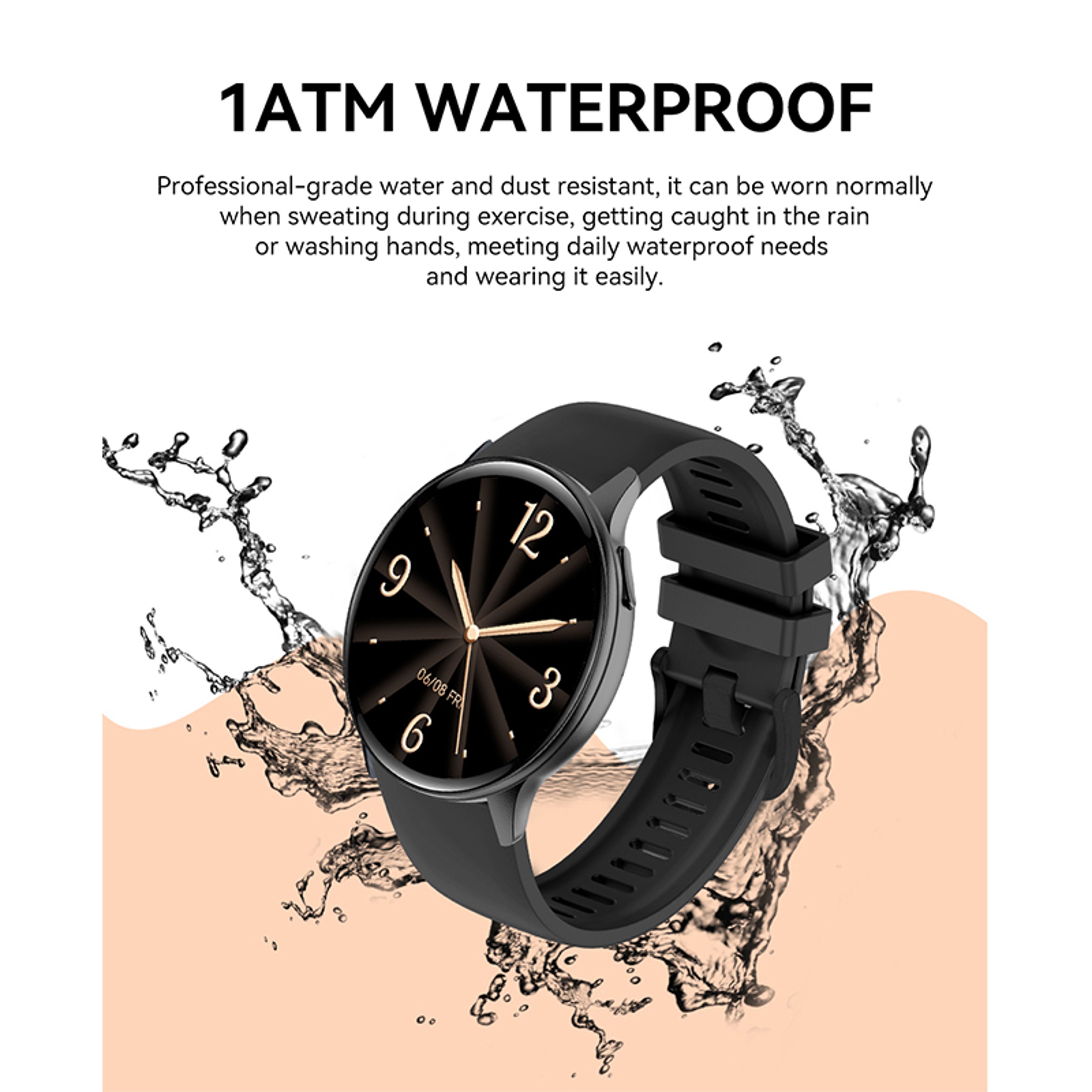 Smartwatch Man Woman Fitness Tracker Smart Watch With Heart Rate Monitor And BT Calling 7