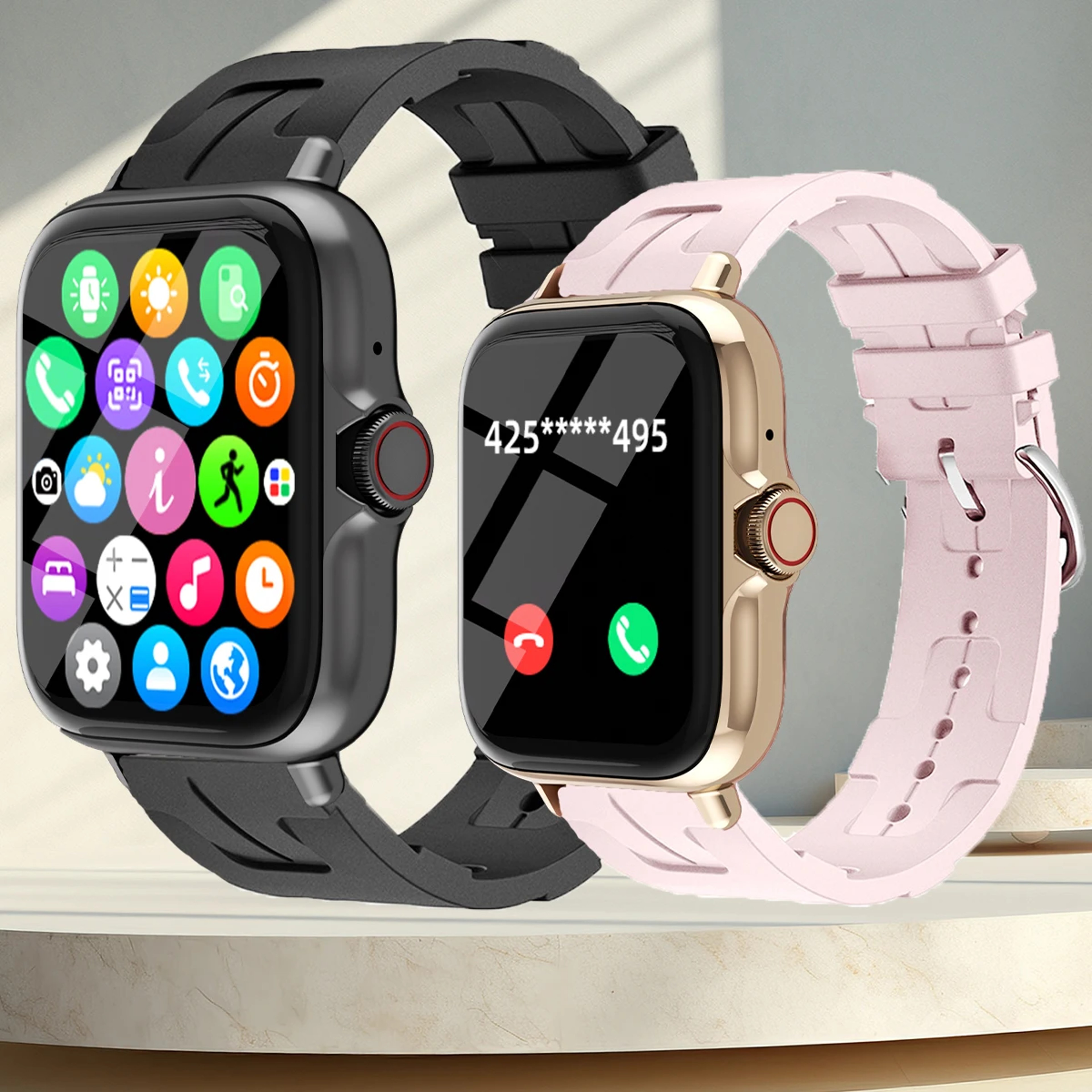 Men Women Smart Watch Waterproof Fitness Tracker With Call Alerts 5