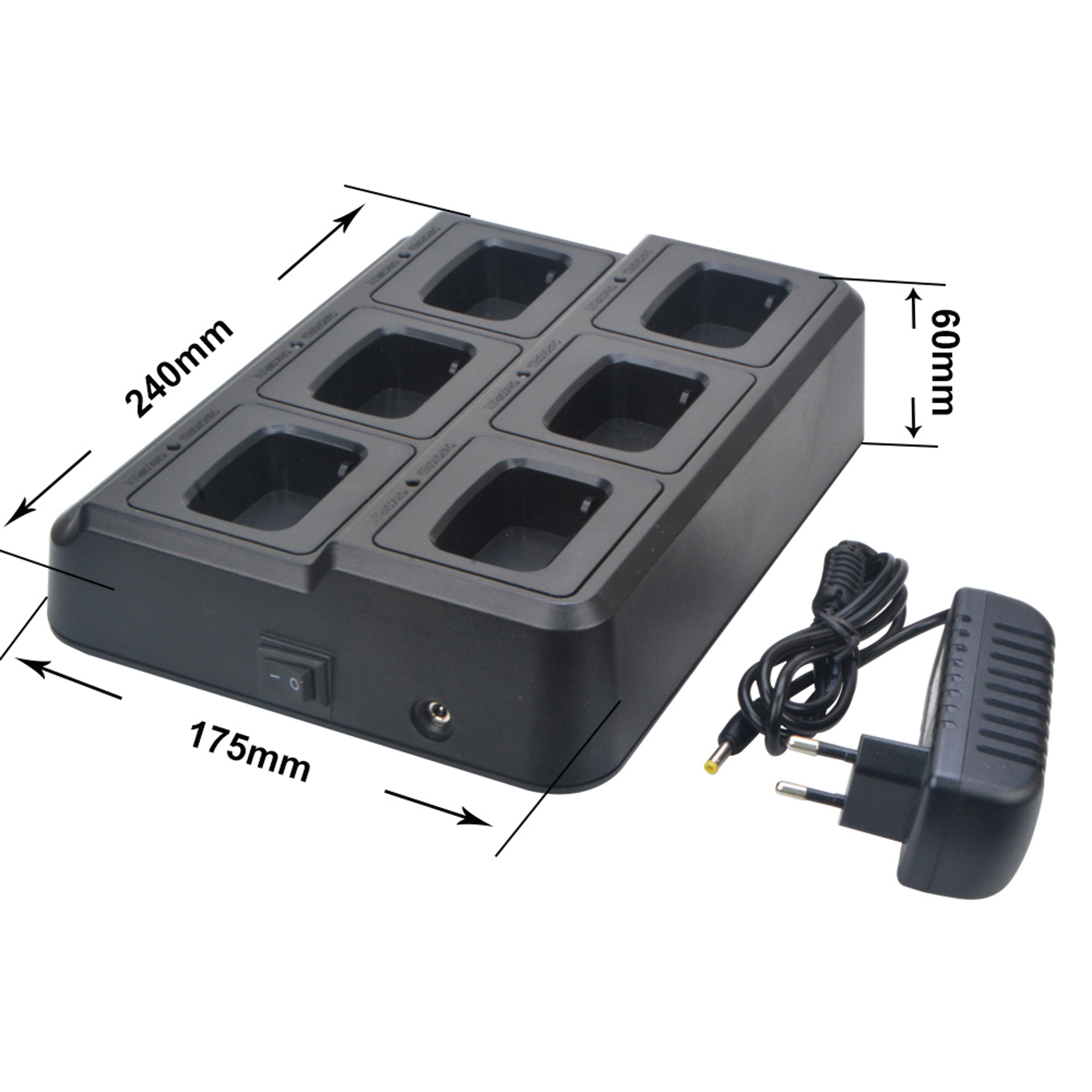 Walkie Talkie Charger Multi Unit Charging Station For Two Way Radios 4