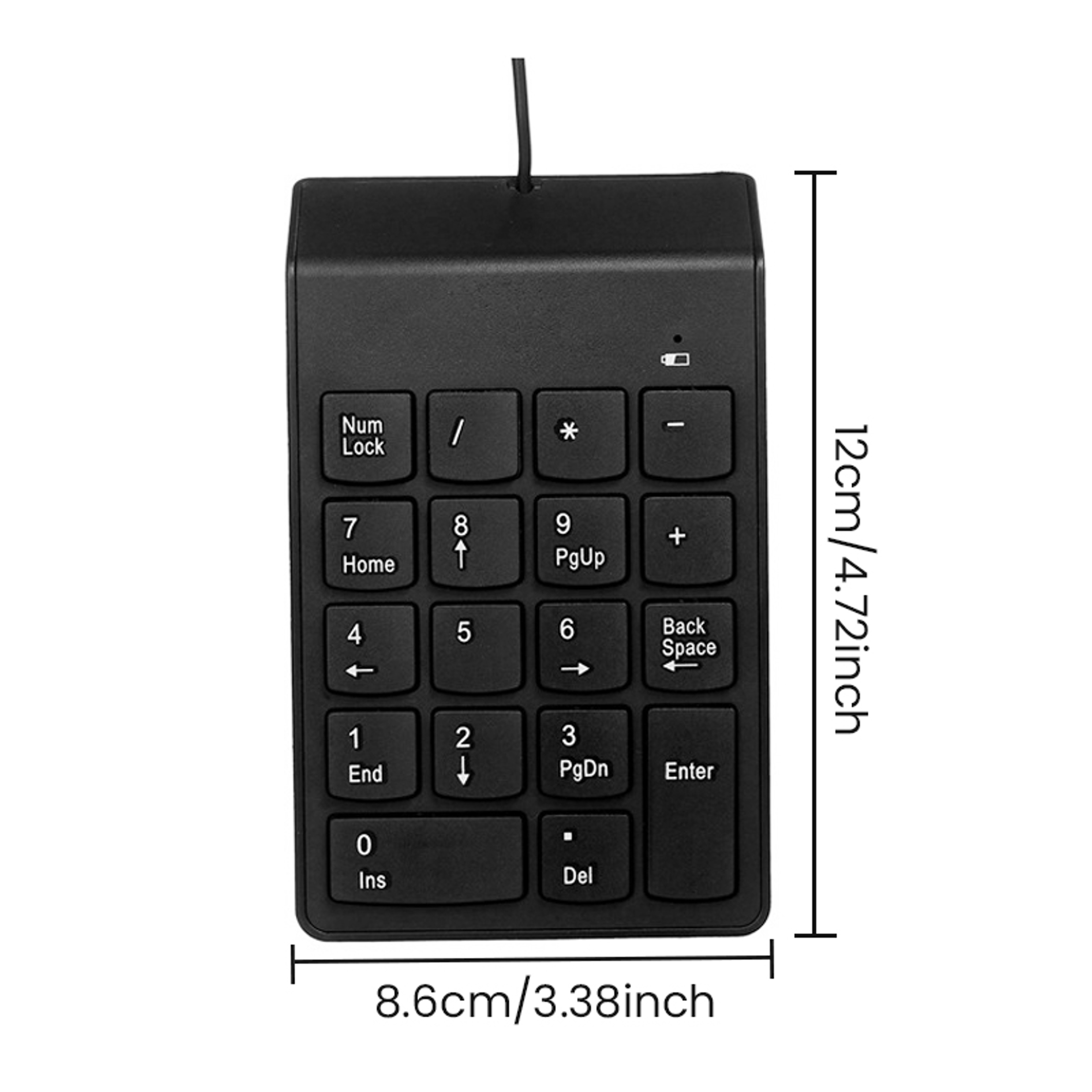 Universal USB Wired Mini Number Keypad Keys for Laptop Desktop PC – view 6
