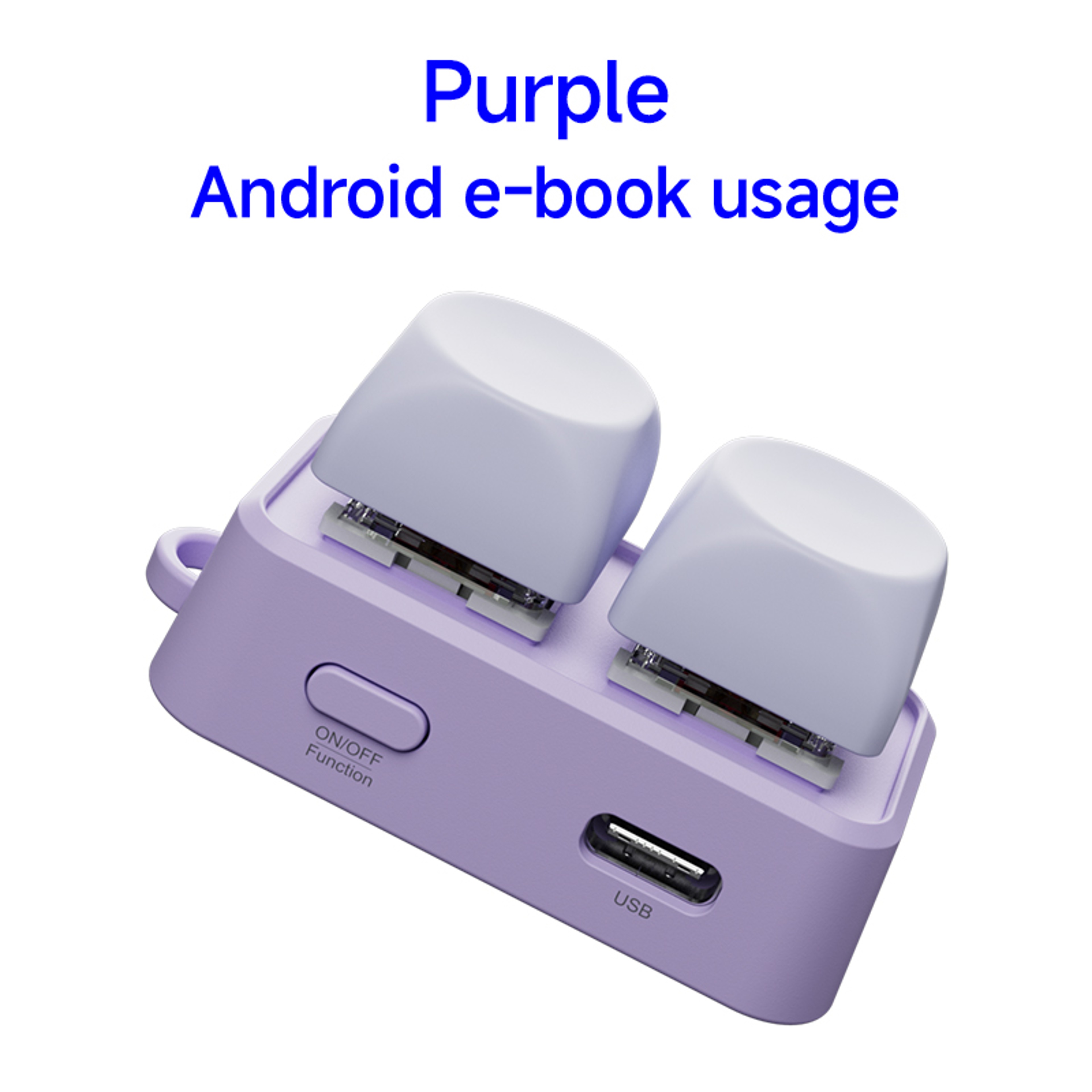 Mini Bluetooth Page Turner Wireless Book Reader Remote Mechanical Keyboard 8
