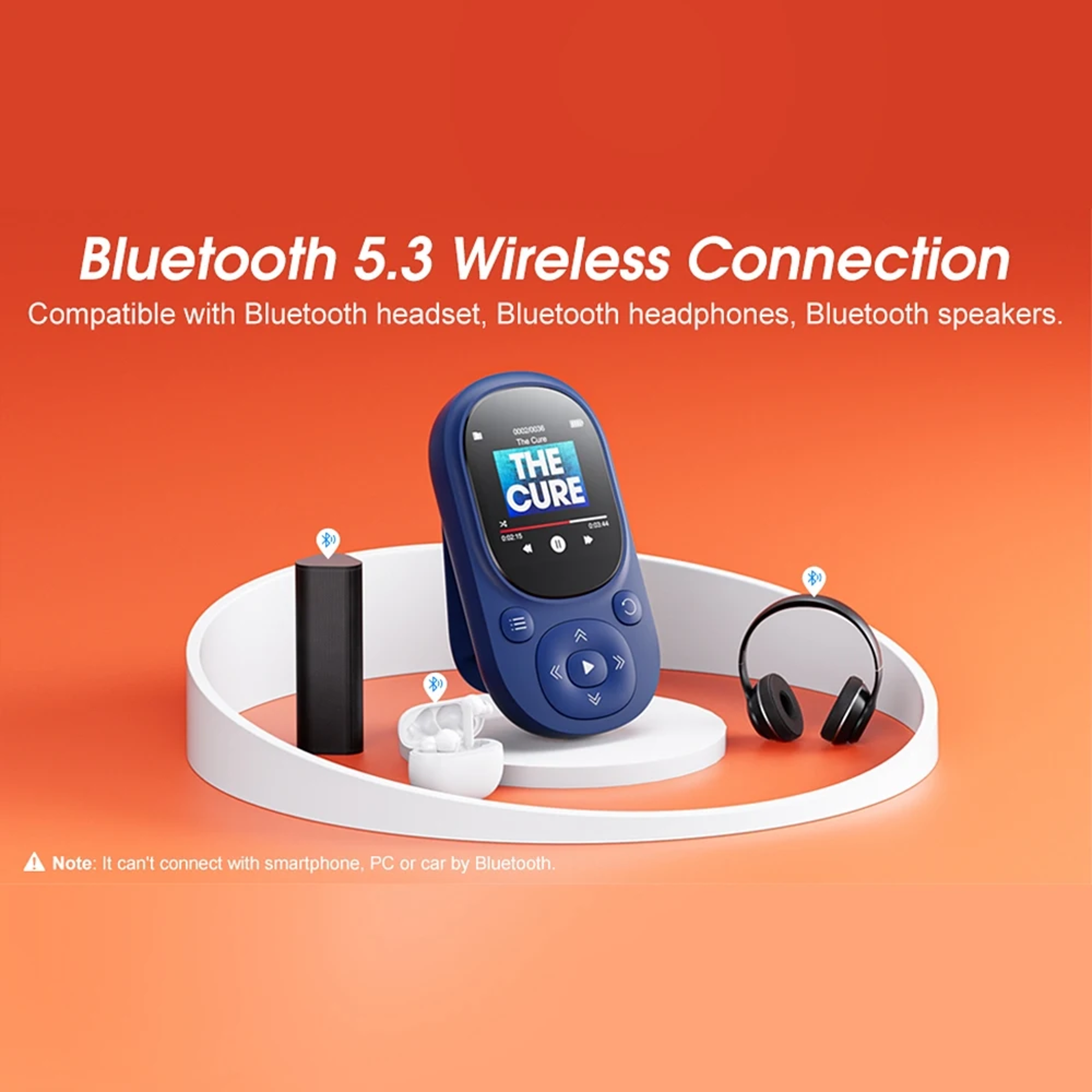 Bluetooth Clip Player Lossless Music Player For Sports 4