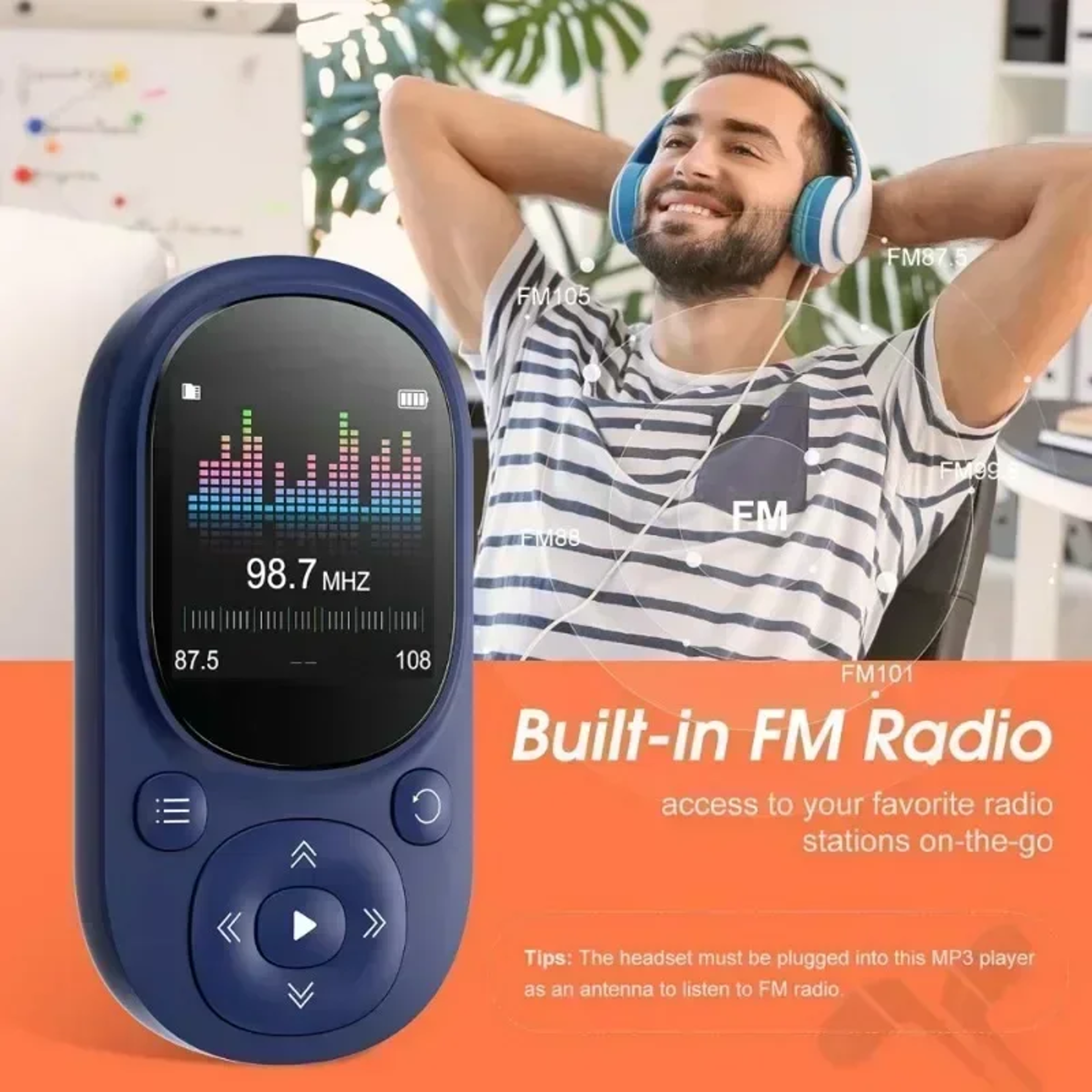 Bluetooth Clip Player Lossless Music Player For Sports 6