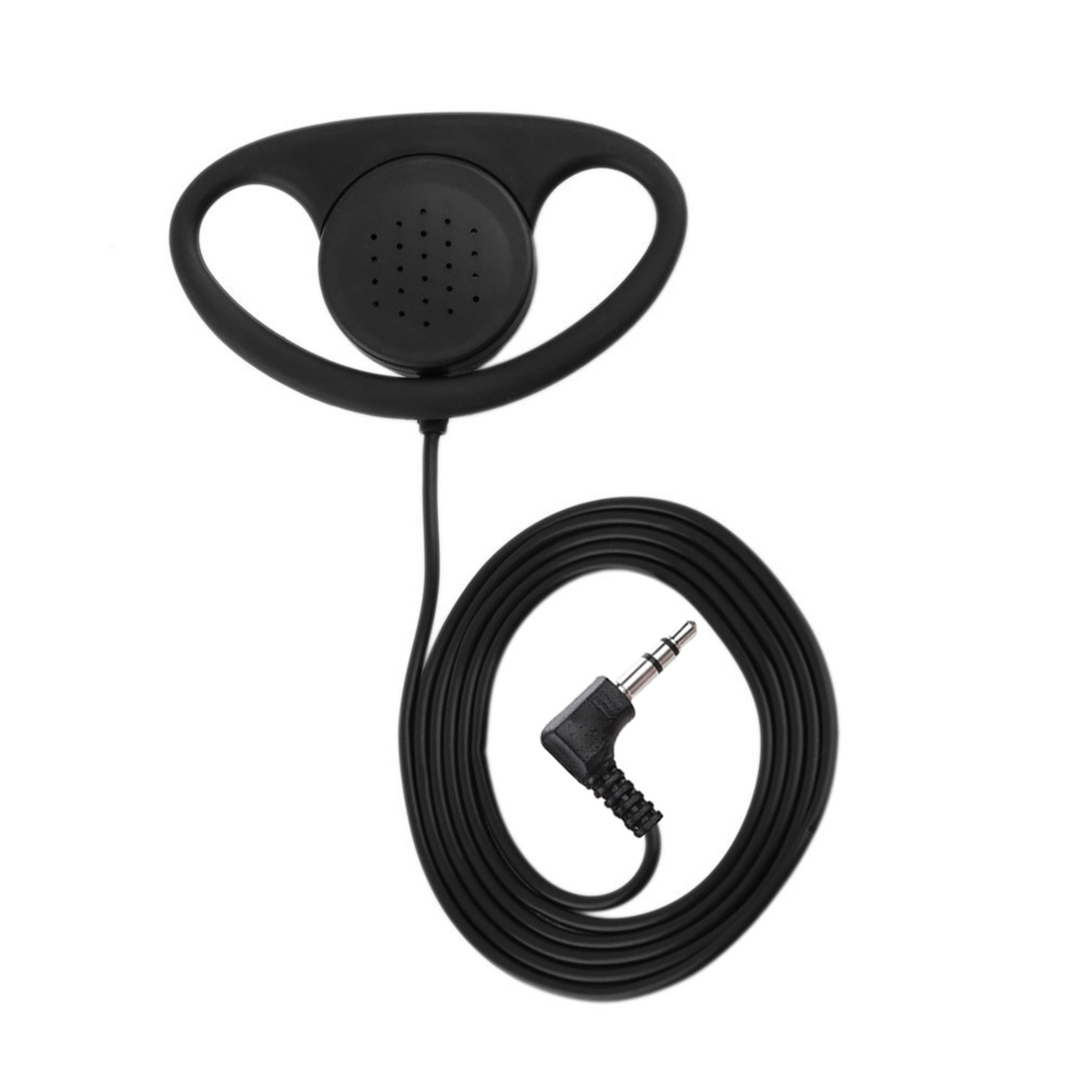 Comfort Fit Single Ear Headset Wired Ear Hook Earpiece For Laptop PC 2