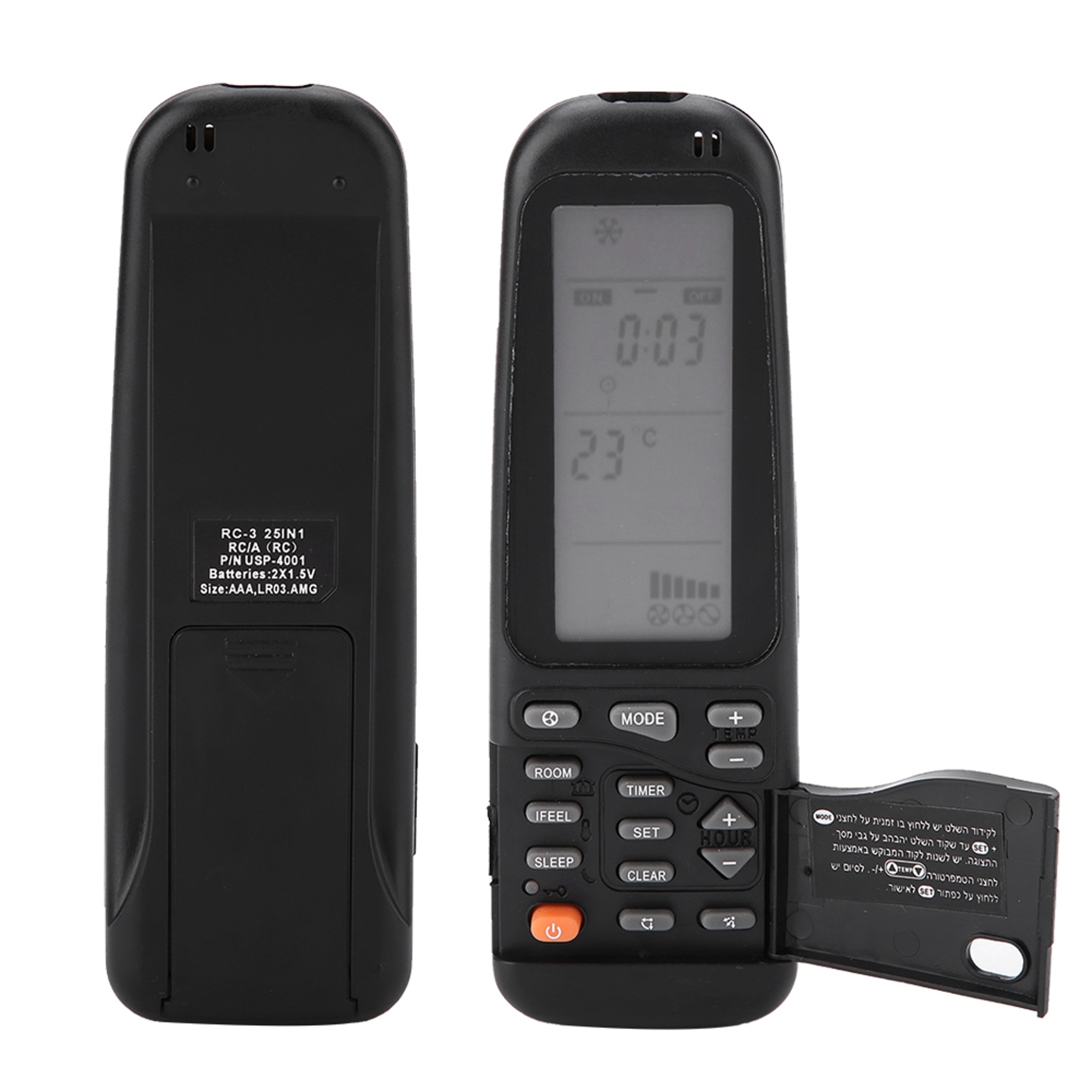 Universal Air Conditioner Remote Control Replacement for Electra Airwell Emailair Elco – view 6