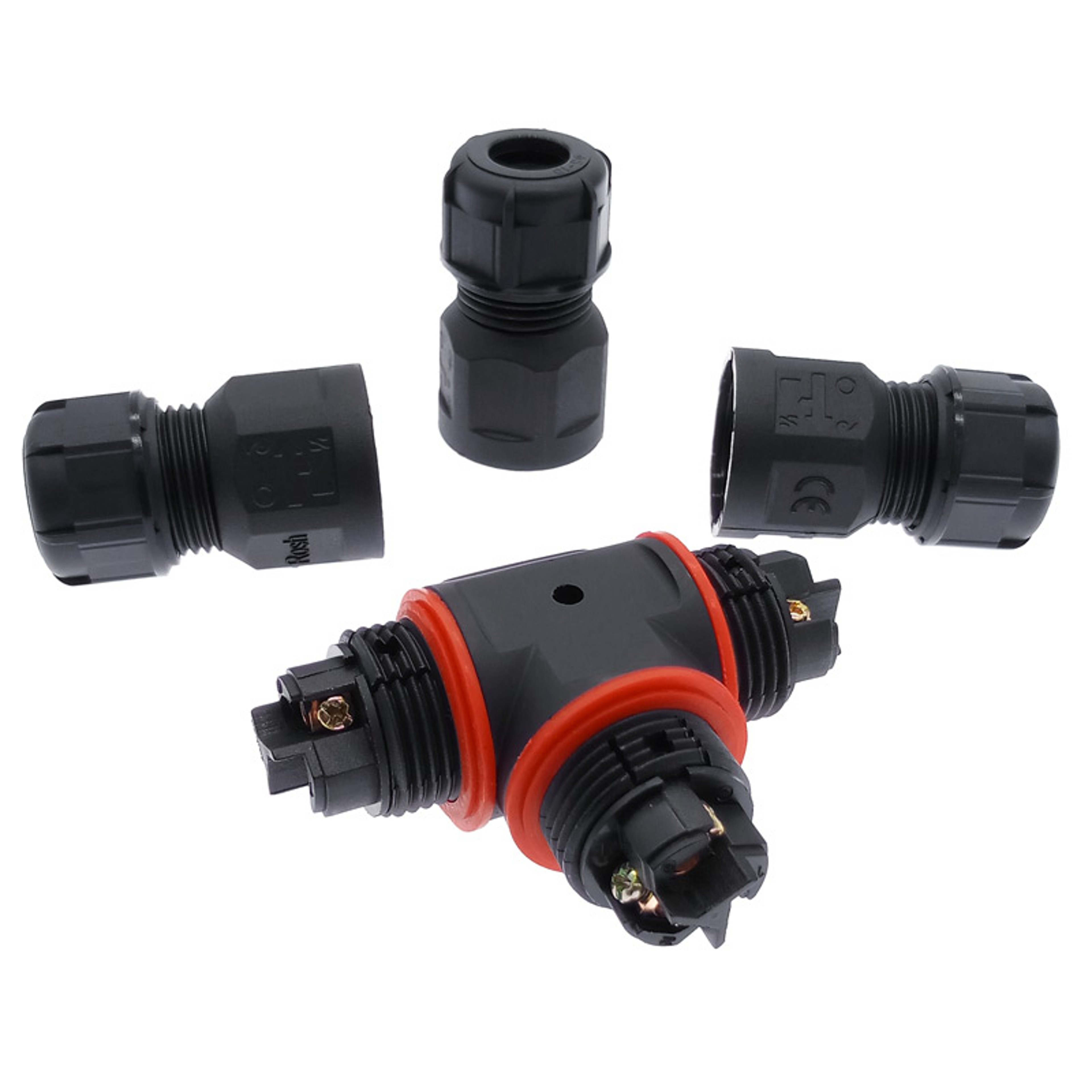 Waterproof T Shape Pin Cable Connector Quick Connect Junction – view 6