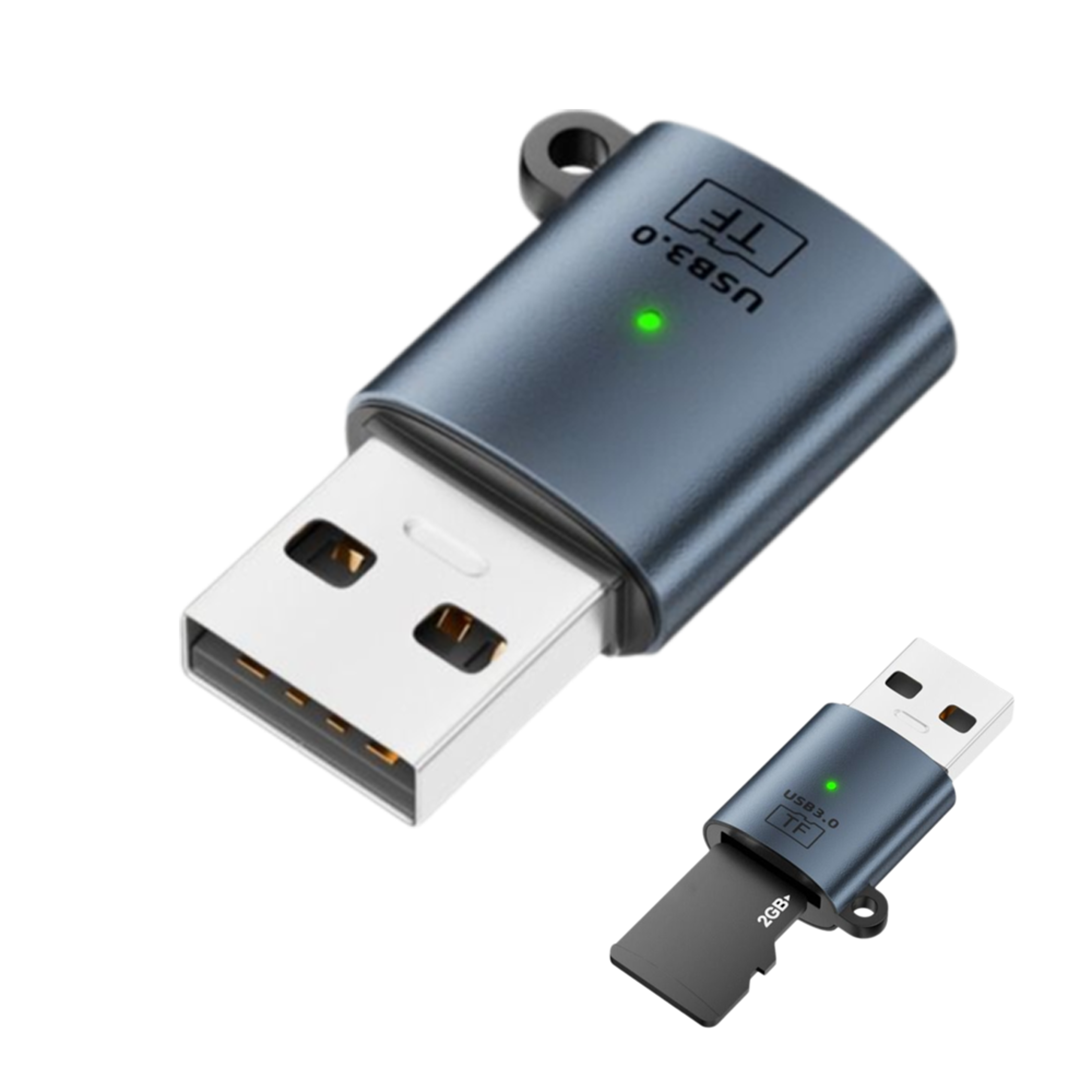 USB C Micro SD Card Reader Aluminum High Speed TF Card Adapter 3